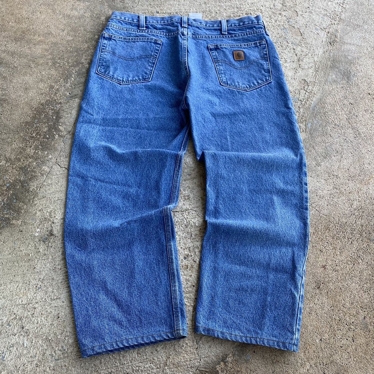 Carhartt × Vintage Vintage Y2K Carhartt Denim Workwear Jeans Size US 38 / EU 54 - 2 Thumbnail