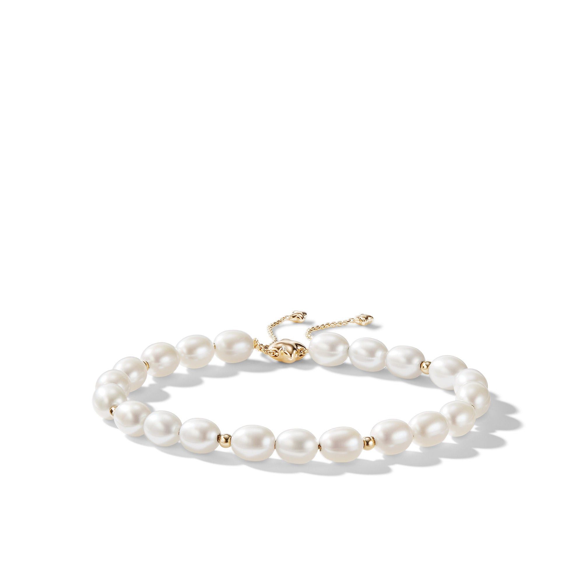 David Yurman o1w1db10325 Bracelet with Pearls and 18K Yellow Gold & 8mm Size ONE SIZE - 1 Preview