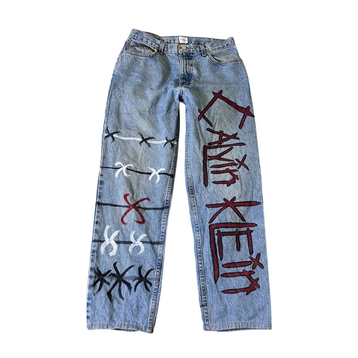 Calvin Klein Vintage Calvin Klein Custom Denim Pants Size US 31 - 1 Thumbnail