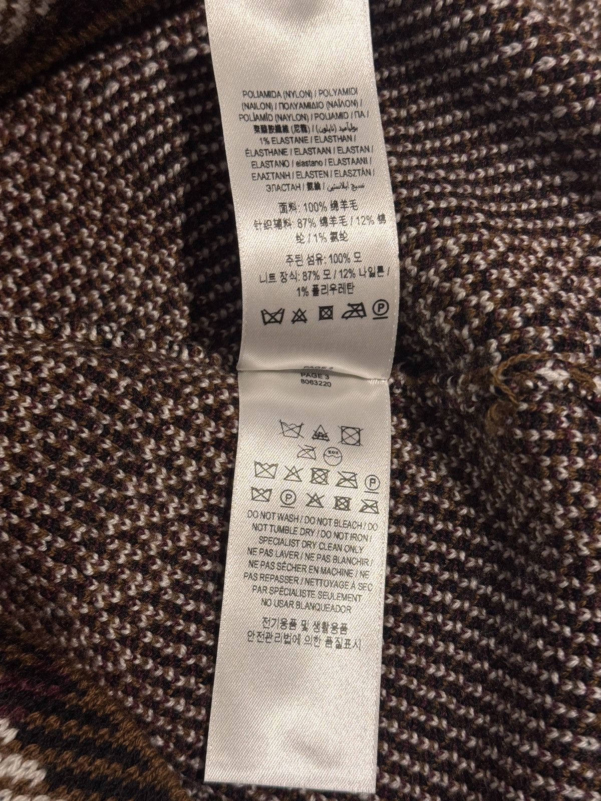 Burberry × Burberry Prorsum Burberry Exaggerated Check jacquard mini skirt Size 25" / US 0 / IT 36 - 15 Thumbnail