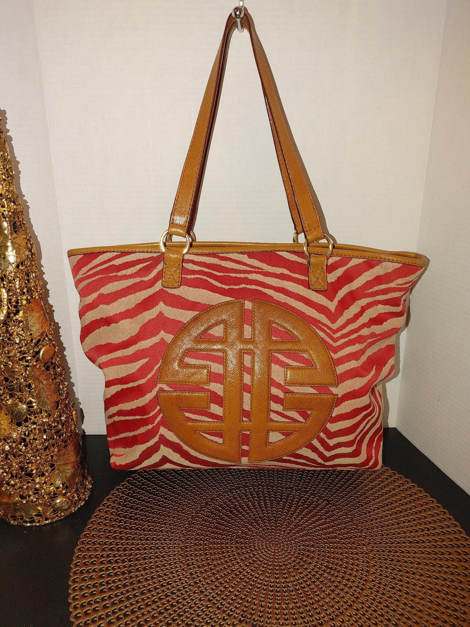 Designer Antonio Melani Zebra Striped Becky Tote Size ONE SIZE - 1 Thumbnail