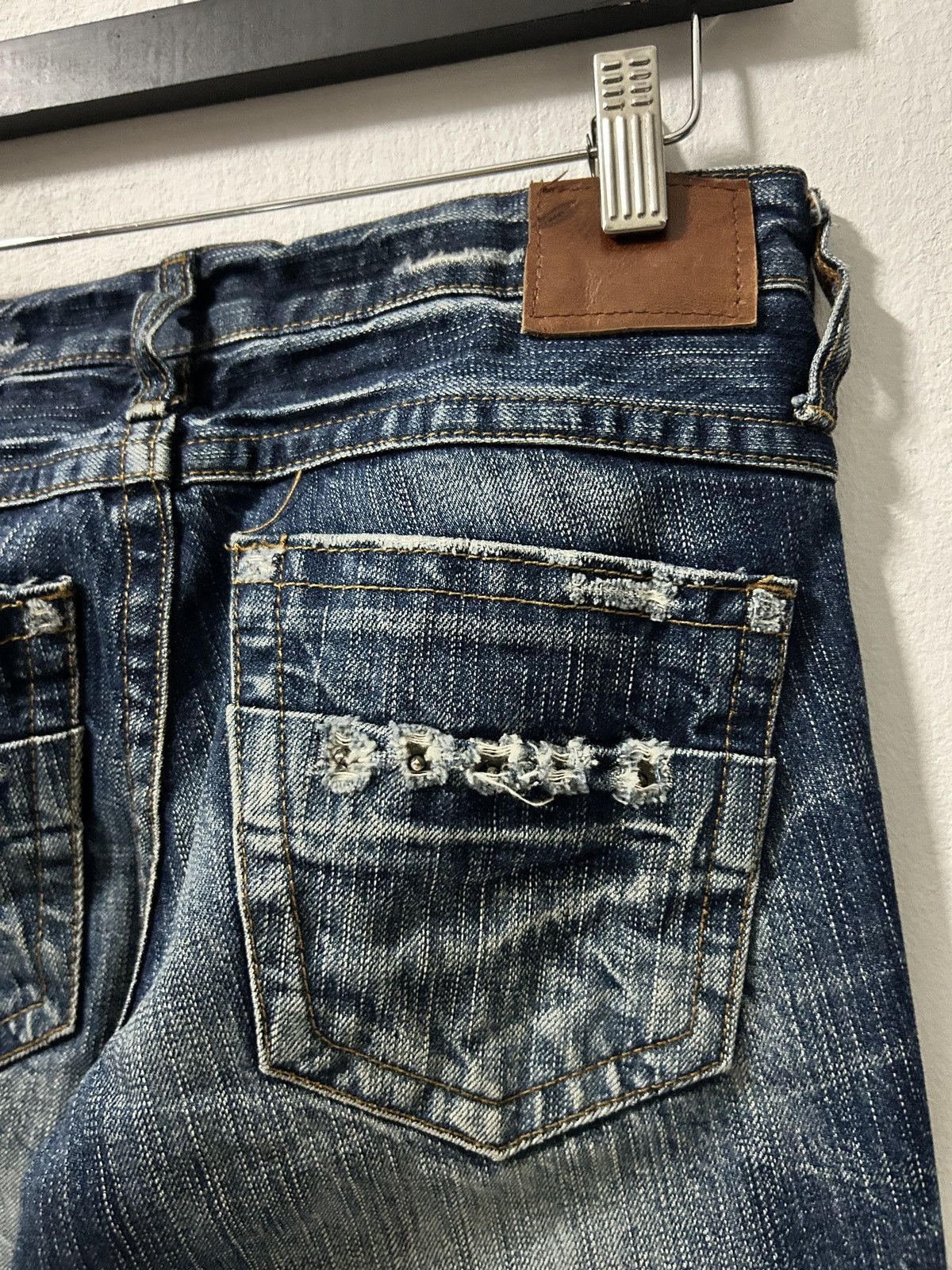 If Six Was Nine Mini brand flared washed jeans vintage punk japan lgb style Size 28" / US 6 / IT 42 - 8 Thumbnail