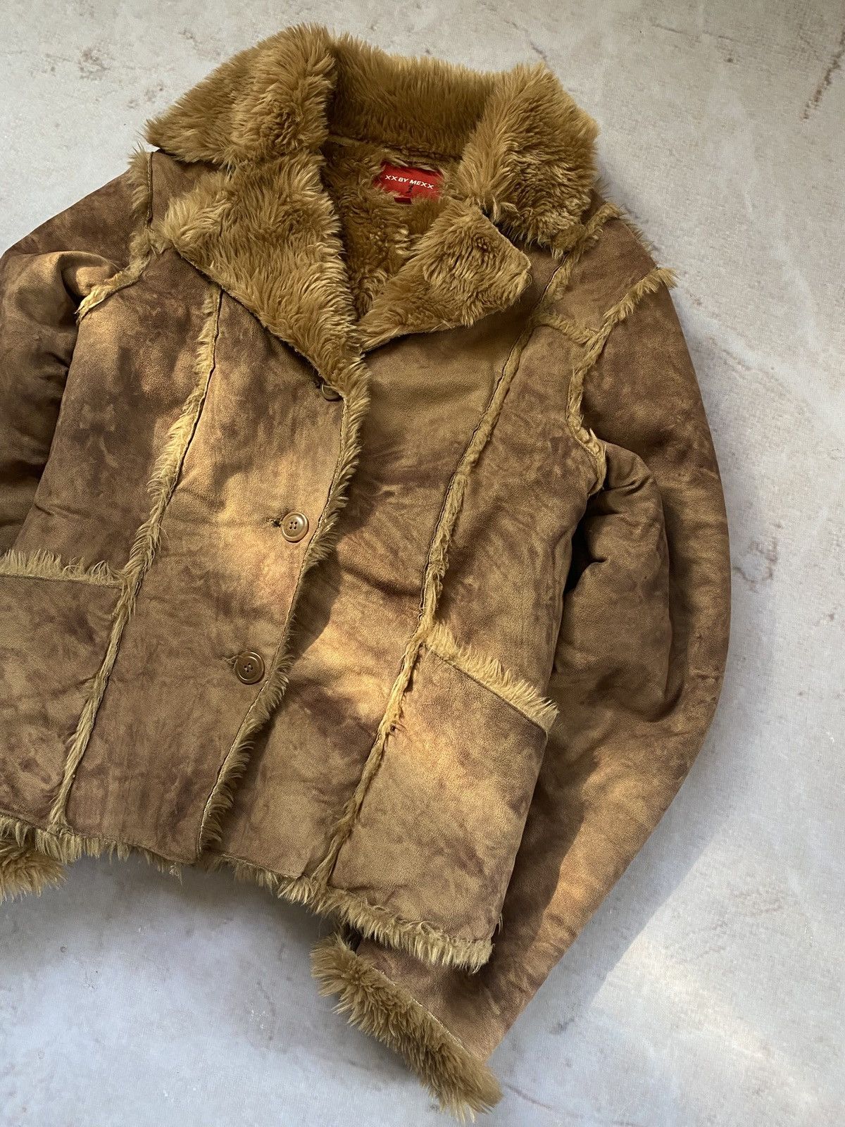 If Six Was Nine × Japanese Brand Vintage Avant Garde Faux Fur Jacket Y2k Rare Size M / US 6-8 / IT 42-44 - 3 Thumbnail