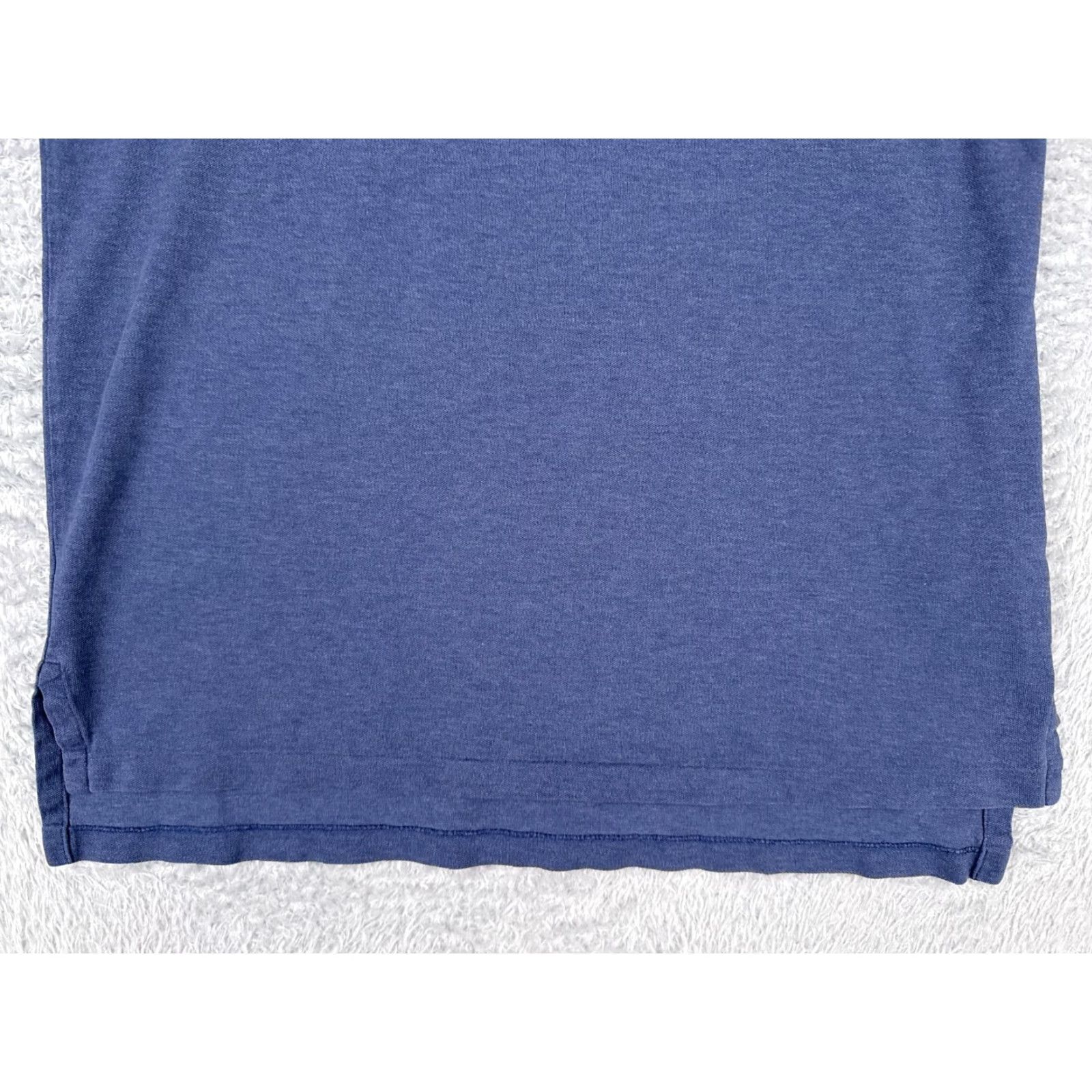 Ralph Lauren VINTAGE Ralph Lauren Polo Shirt Mens Large Blue Cotton Blend Knit Stretch Golf Shirt Size US L / EU 52-54 / 3 - 5 Thumbnail