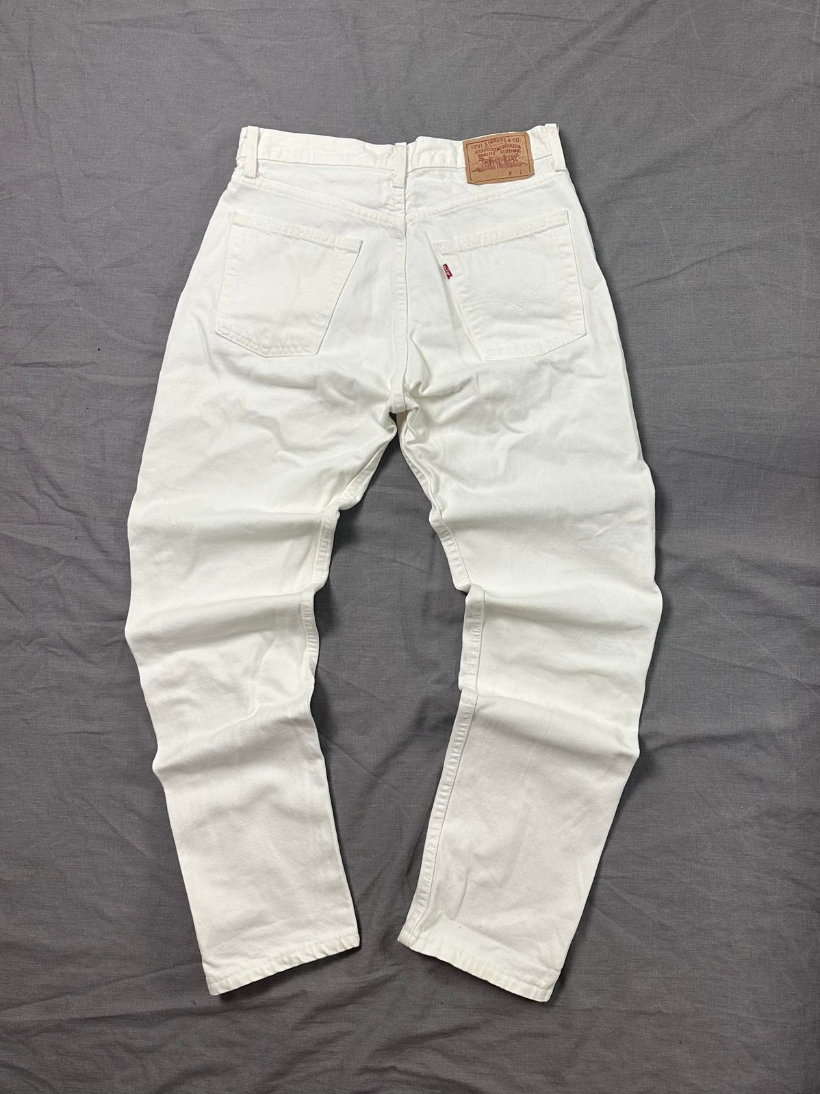 Pre-owned If Six Was Nine X Levis Vintage Levis White Denim Pants 32/32