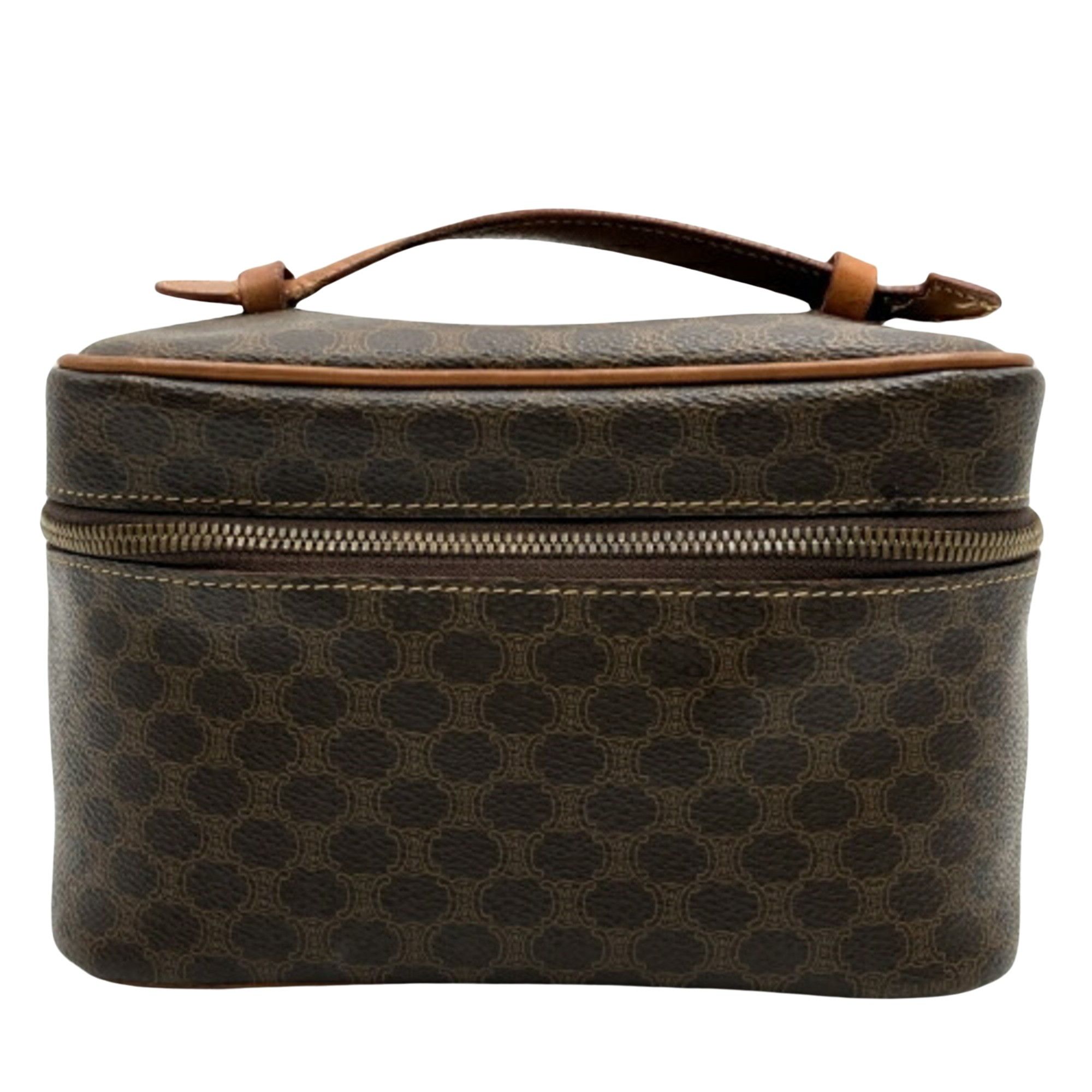 image of Celine Céline Vanity Clutch in Brown, Women's