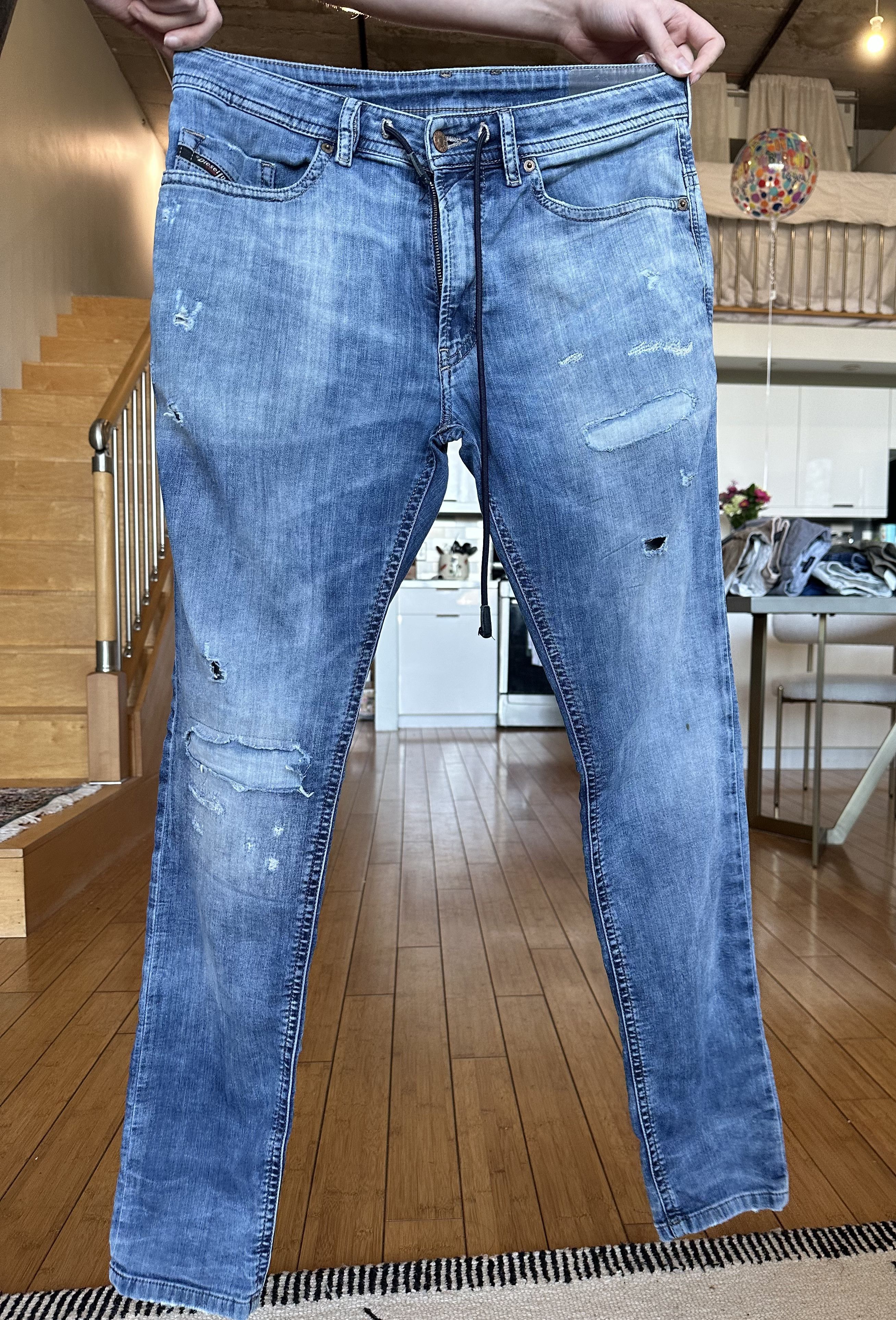 Diesel Diesel d-krooley joggjeans Size US 31 - 1 Thumbnail