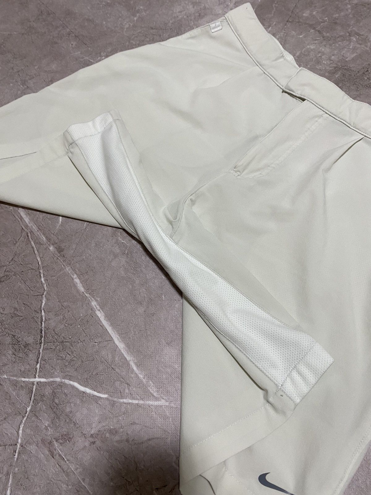 Nike × Vintage Vintage Y2K Nike Mini Swoosh Drill Shorts 90s Size US 32 / EU 48 - 7 Thumbnail