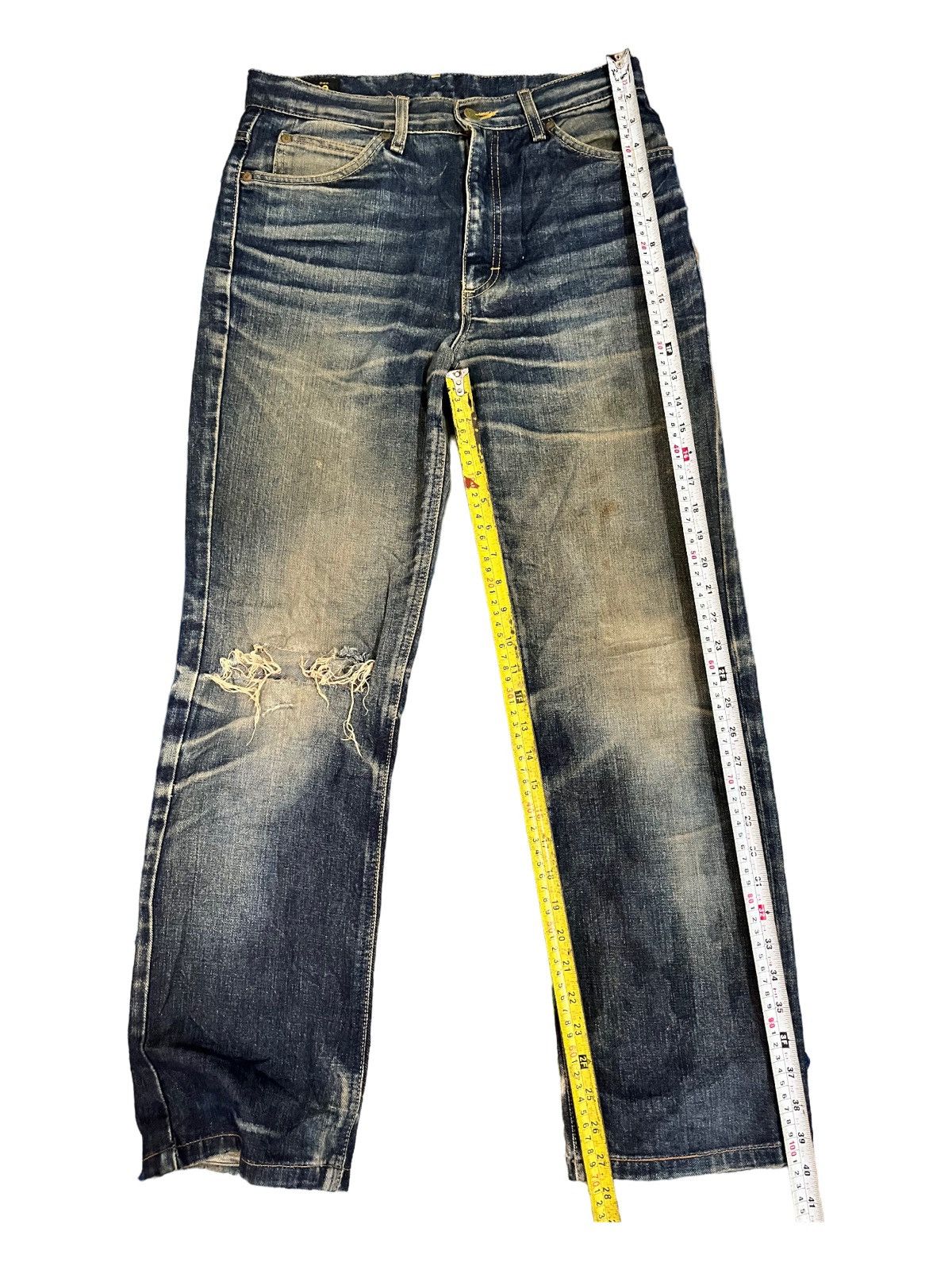 Lee Vintage Lee Riders MudWashed Distressed Style Jeans Size US 29 - 10 Thumbnail