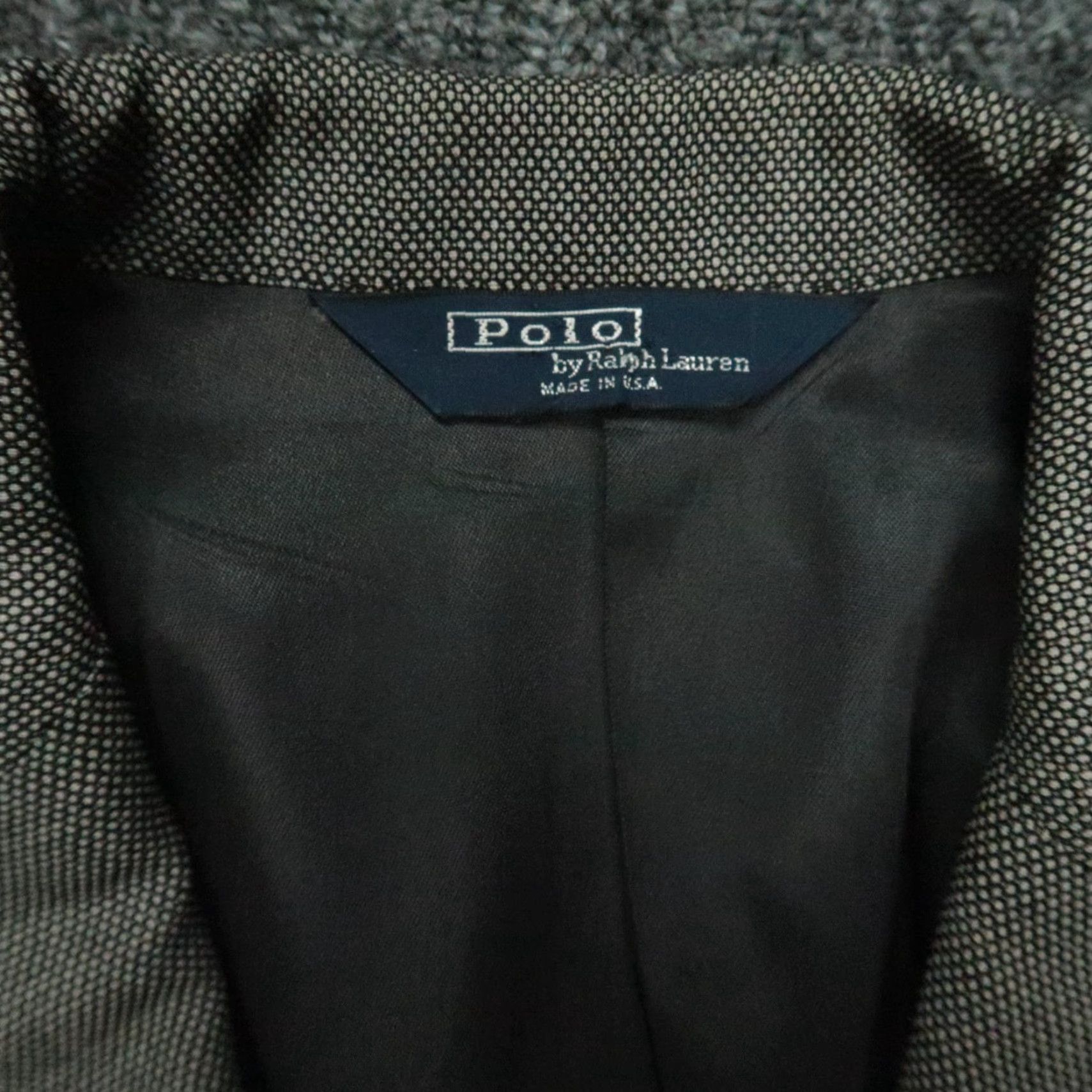 Polo Ralph Lauren VINTAGE Polo Ralph Lauren Blazer 40 Regular Gray Wool Blend Sport Coat Business Casual Mens Size US L / EU 52-54 / 3 - 3 Thumbnail