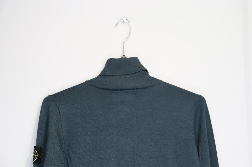 Stone Island o1rshd1 Classic Pullover Turtleneck in Dark Green Size US S / EU 44-46 / 1 - 8 Thumbnail