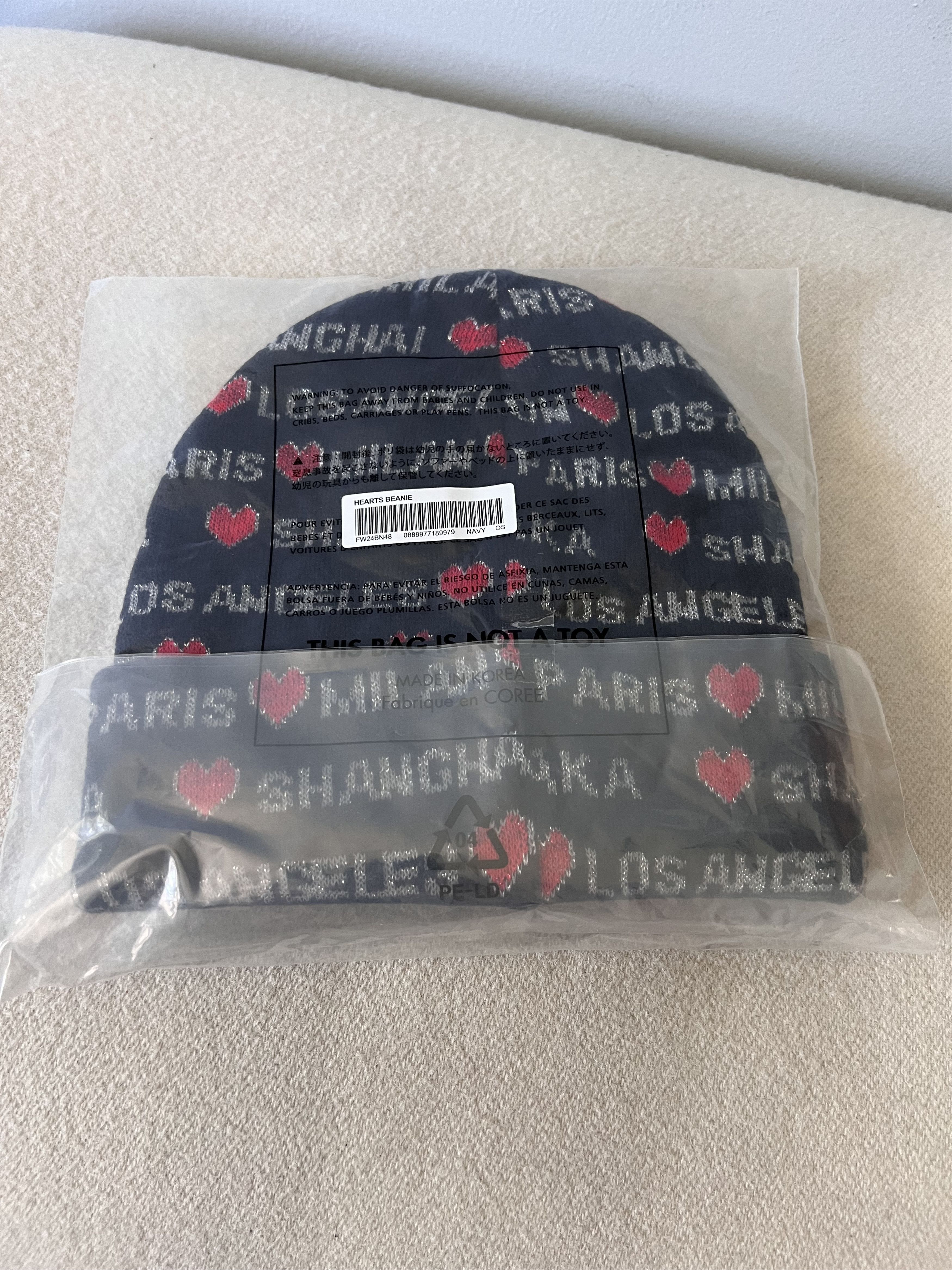 Supreme Supreme Hearts Beanie in Navy Size ONE SIZE - 2 Thumbnail