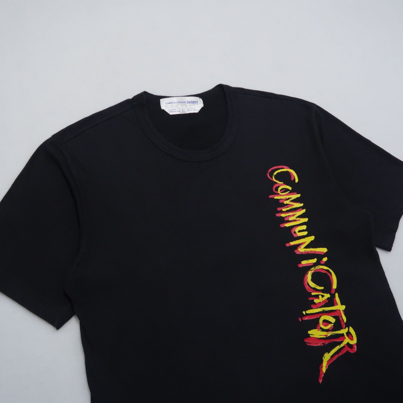 Comme des Garcons VTG Comme des Garcons Shirt Psychedelic Communicator T-Shirt Size US L / EU 52-54 / 3 - 3 Thumbnail
