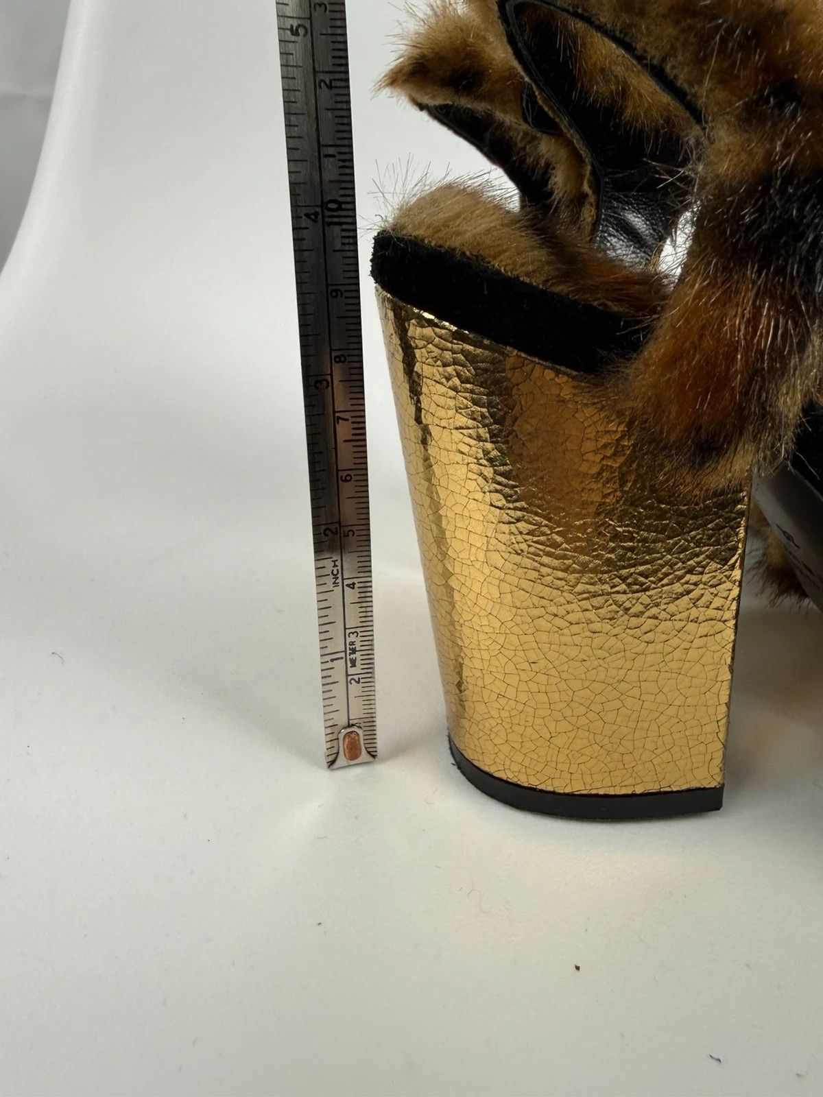 Other Strategia Faux Fur Heels Italy size 36 Size US 6 / IT 36 - 11 Thumbnail