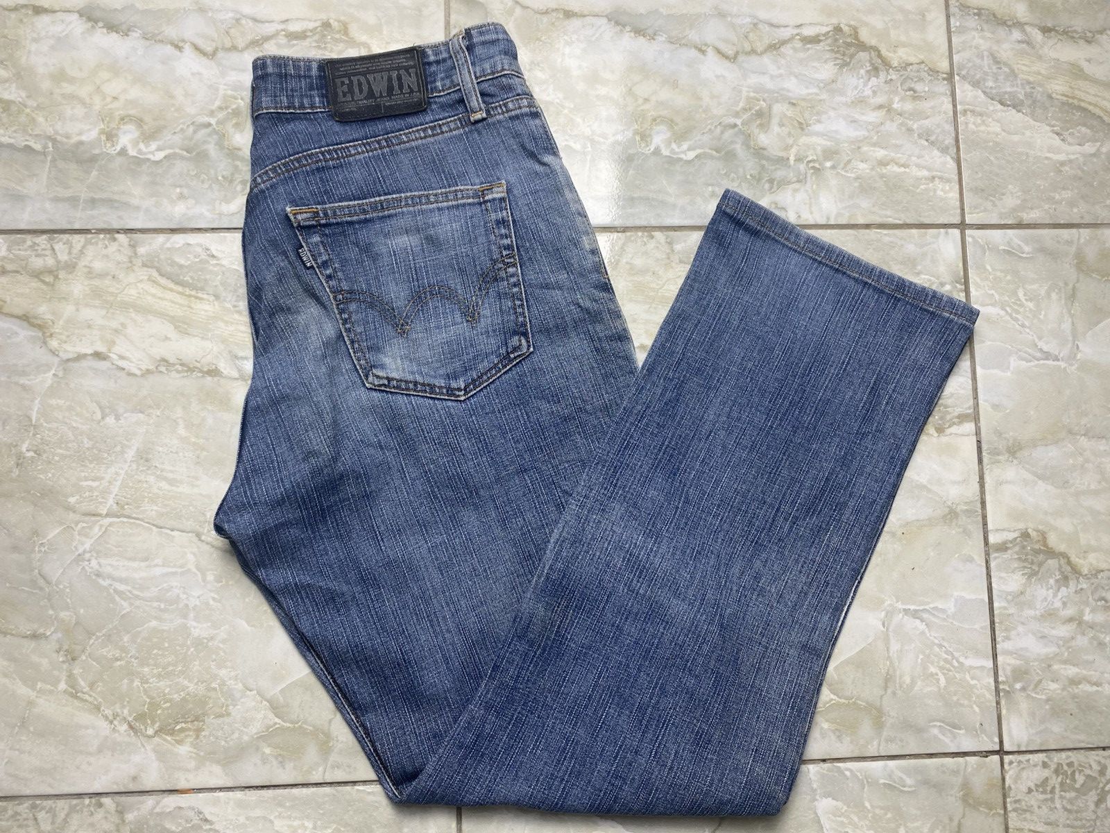 Edwin × Japanese Brand FADED DENIM EDWIN 503 32x39 Size US 32 / EU 48 - 5 Thumbnail