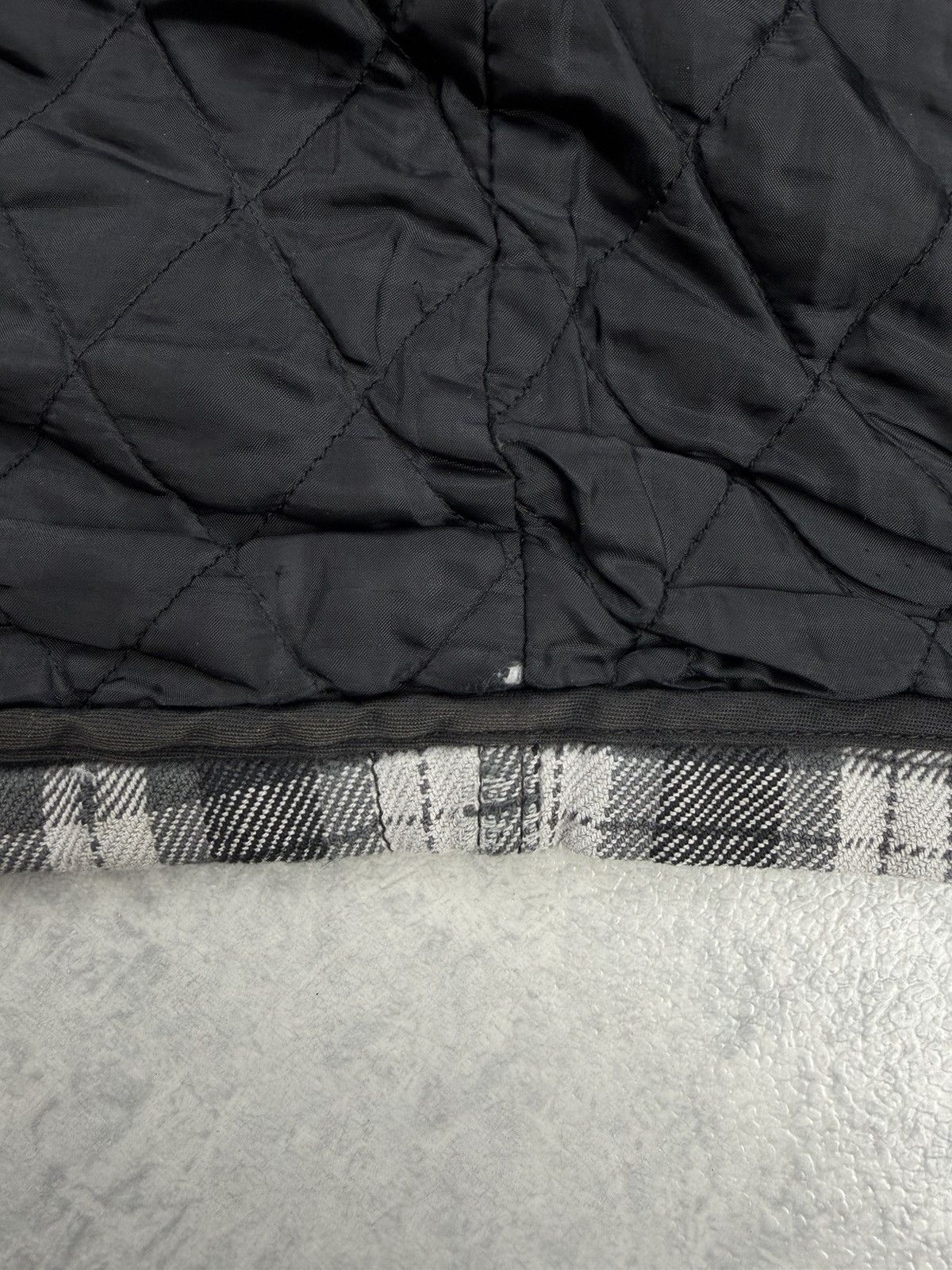 Iron Heart Iron Heart Heavy Flannel Zip Jacket Black Grey Check Size M Size US M / EU 48-50 / 2 - 12 Thumbnail