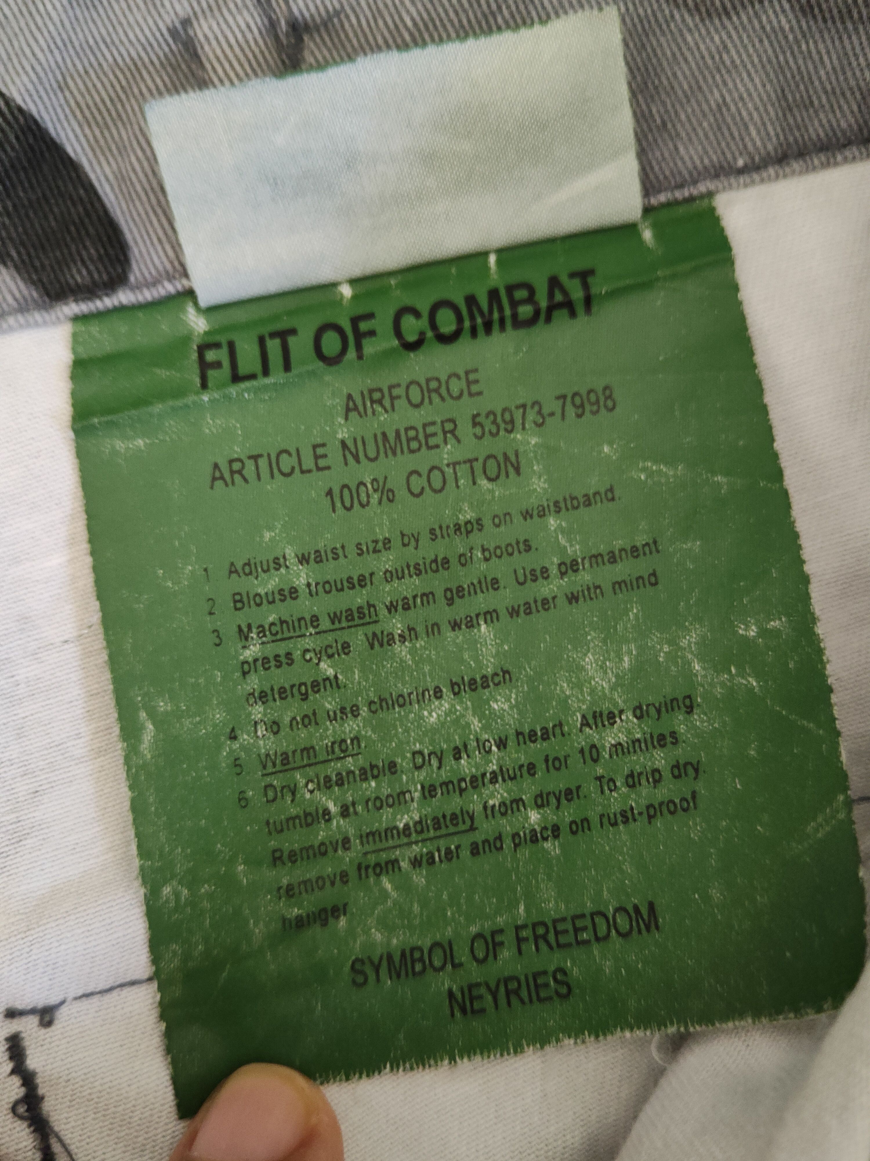 Japanese Brand U.S.N Camouflage Multipocket Tactical Cargo Pants #S2539 Size US 31 - 15 Thumbnail