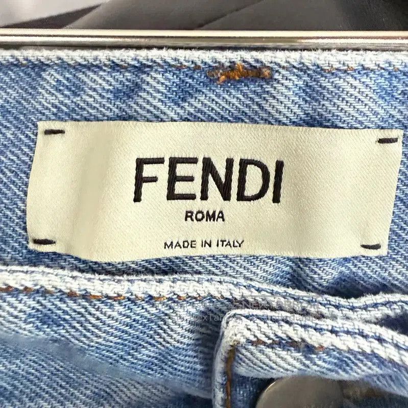 Fendi Fendi Blue Cotton Casual Women's Pants . Size 27" / US 4 / IT 40 - 5 Thumbnail