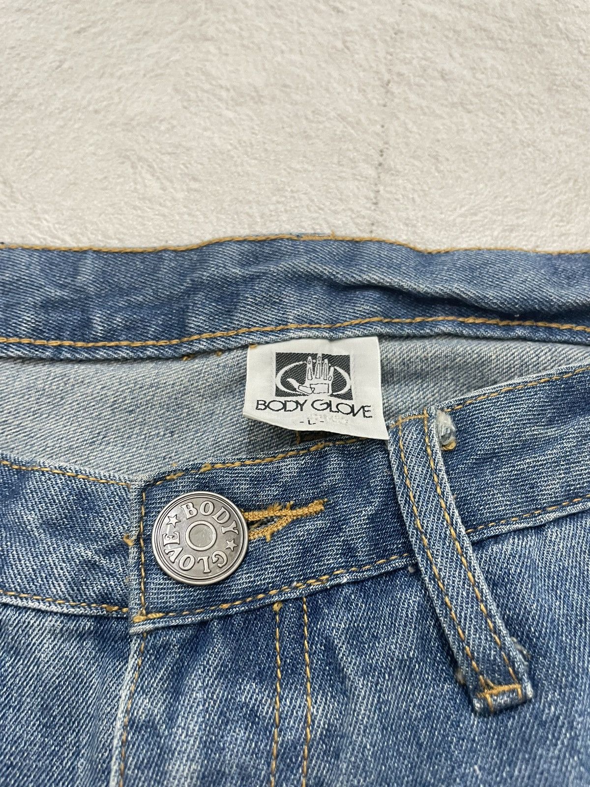 Japanese Brand 2000s Japanese Jorts Studed Denim Embroidered Y2K If6was9 Size US 34 / EU 50 - 5 Thumbnail