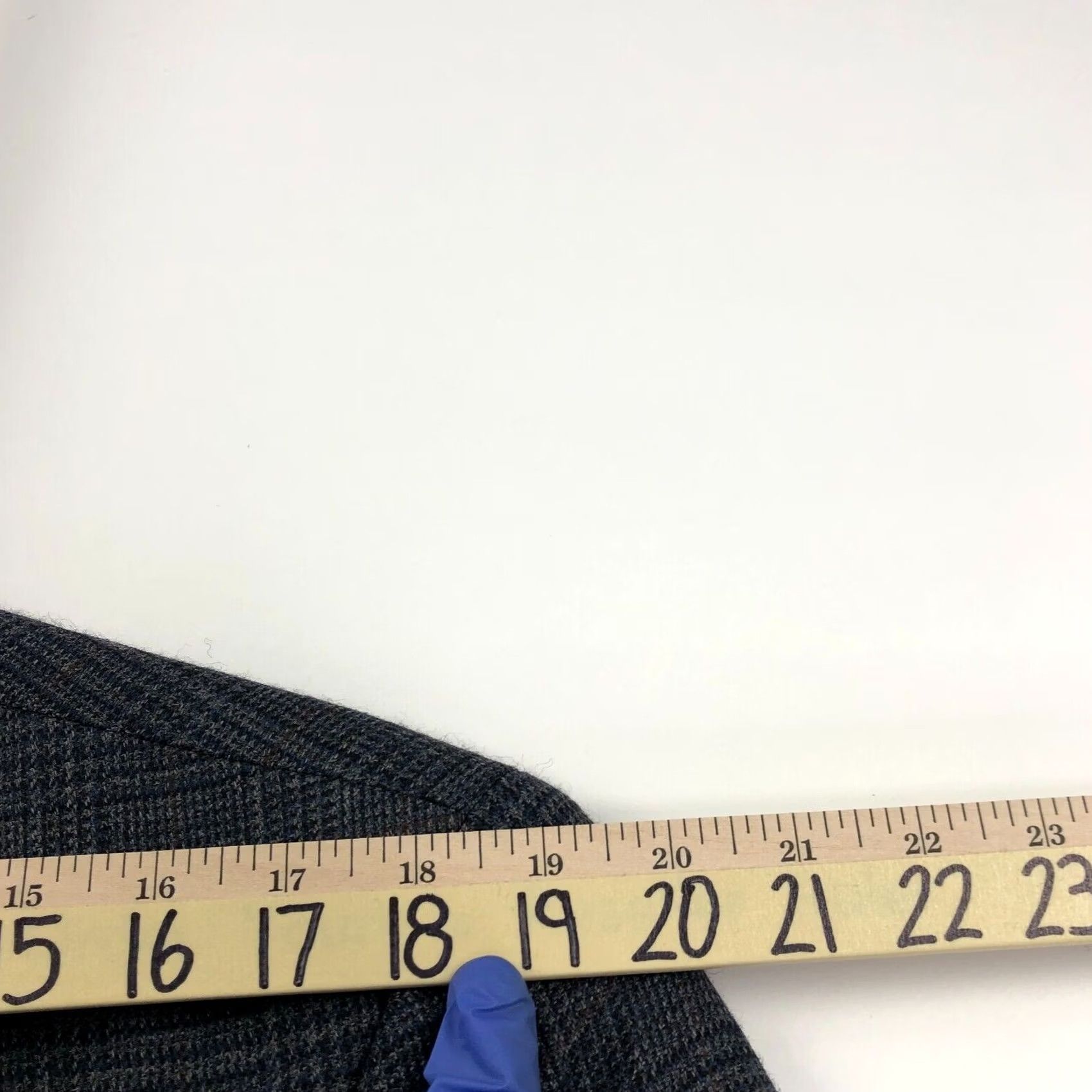 Joseph Joseph & Feiss Gold Houndstooth 42 Long 100% Lambs Wool Sport Coat Jacket Gray Size US XS / EU 42 / 0 - 7 Thumbnail