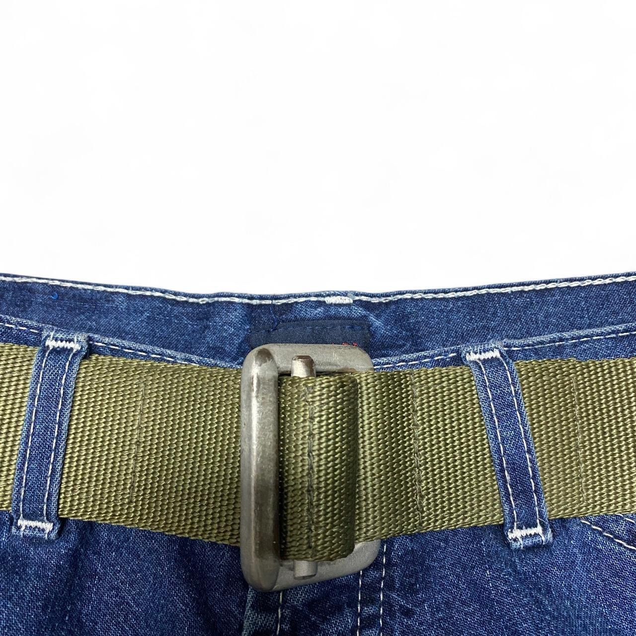 Other Vintage green and silver canvas belt Size ONE SIZE - 2 Thumbnail
