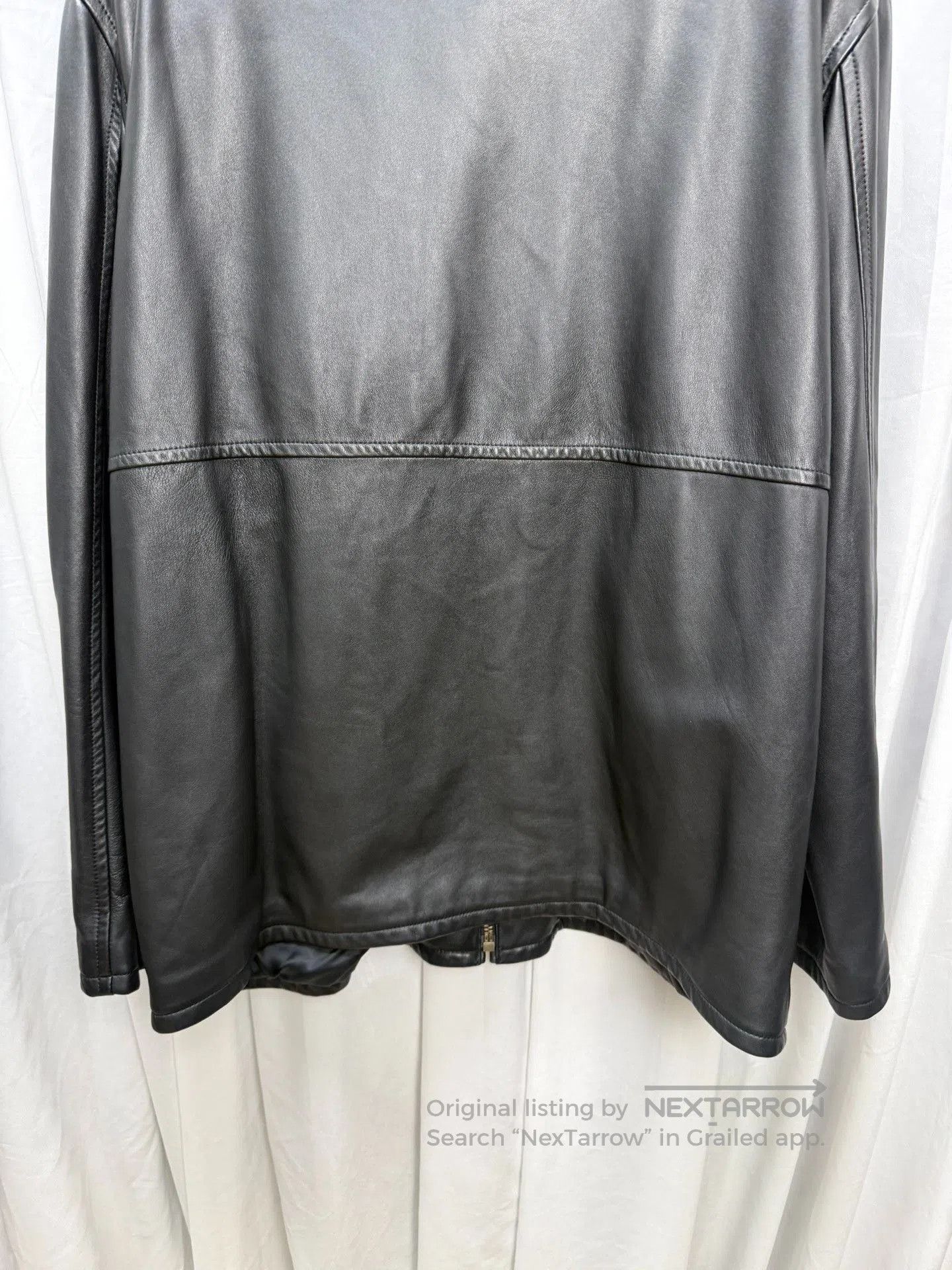 Balenciaga Balenciaga Oversized Shoulder Embroidered Leather Jacket. Size US M / EU 48-50 / 2 - 8 Thumbnail