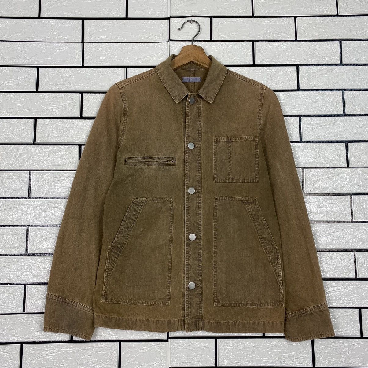 Japanese Brand 📌Vintage Hickory Chore Jacket Majestic Lagon Issey Miyake Size US M / EU 48-50 / 2 - 2 Thumbnail