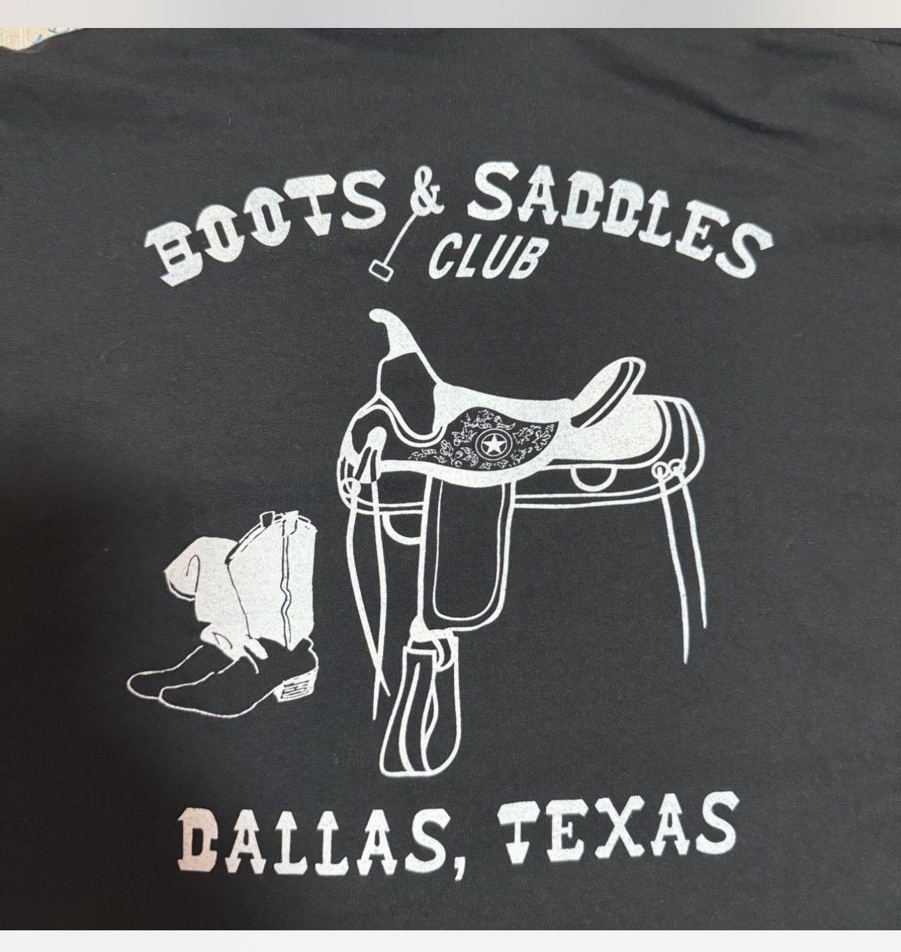 Vintage Vintage Boots And Saddles Club Texas Shirt Y2K Large Polo Size US L / EU 52-54 / 3 - 3 Thumbnail
