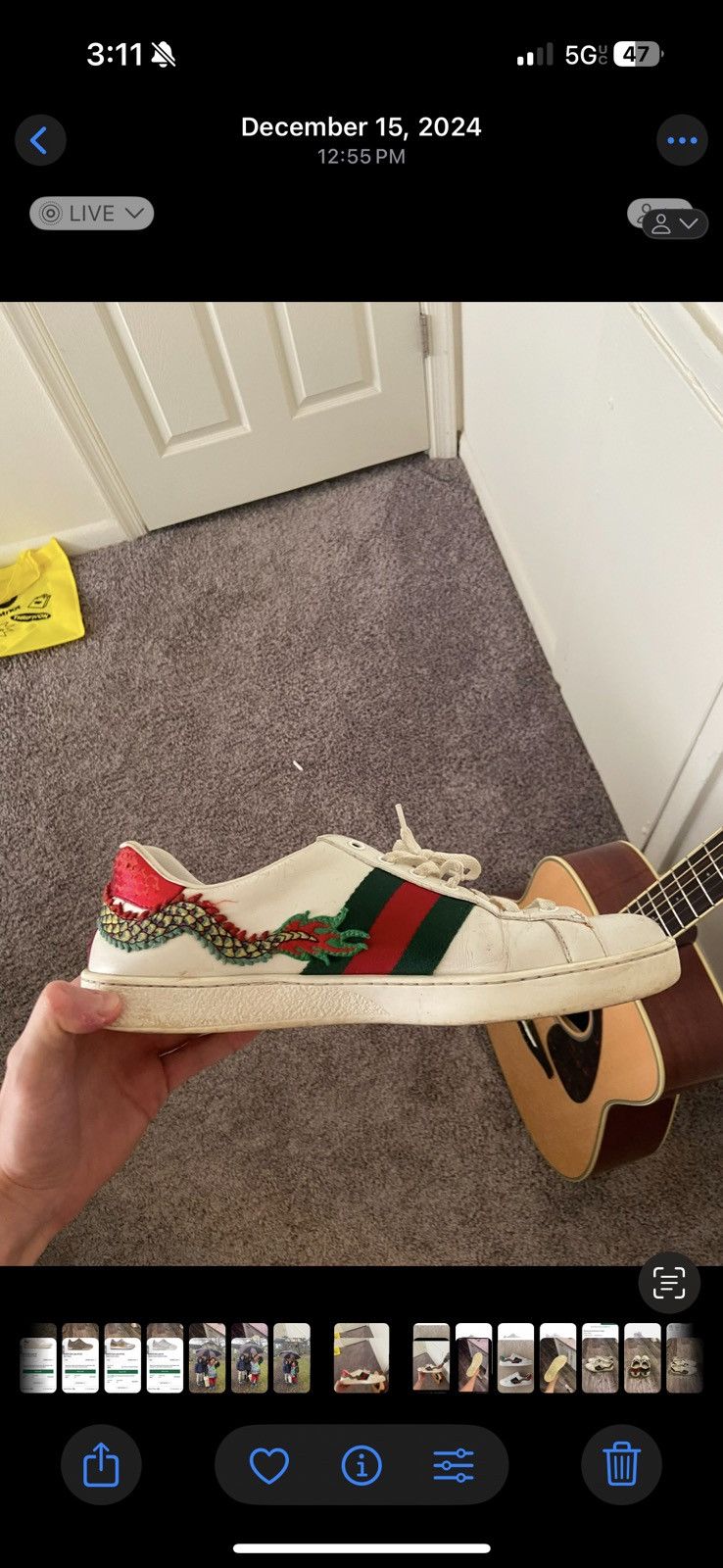 Gucci Gucci Dragon Shoes Size US 9.5 / EU 42-43 - 7 Thumbnail