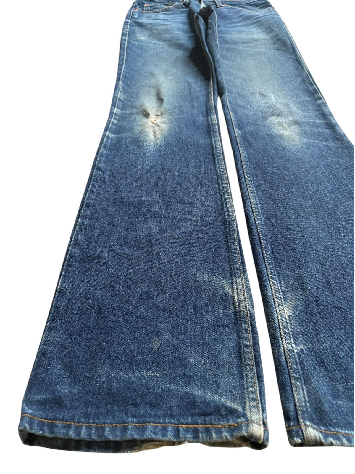 Levi's Vintage 90s Levis 517 Mud Wash Distressed Flare Jeans Size US 30 / EU 46 - 6 Thumbnail
