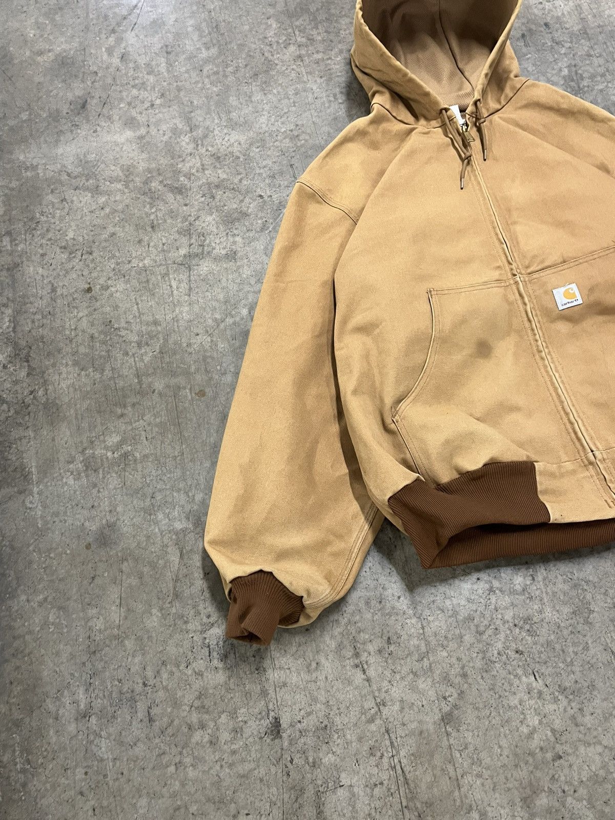 Carhartt × Vintage Carhartt vintage hooded zip up jacket rare hype workwear Size US XL / EU 56 / 4 - 5 Thumbnail