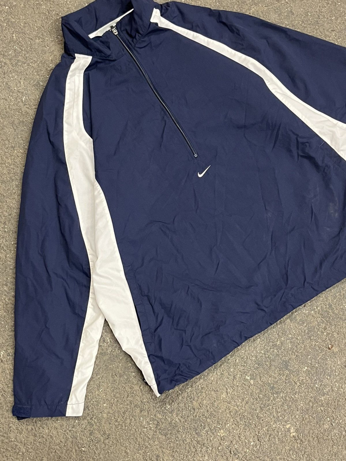 Nike × Vintage Nike center swoosh lightweight jacket drill hype rare y2k Size US XXL / EU 58 / 5 - 2 Thumbnail
