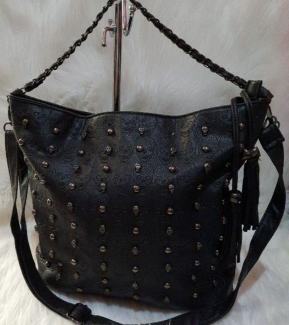 Thomas Wylde LAST DROP 🖤 Thomas Wylde Gothic Skull Studded Purse DAMAGED Size ONE SIZE - 1 Thumbnail