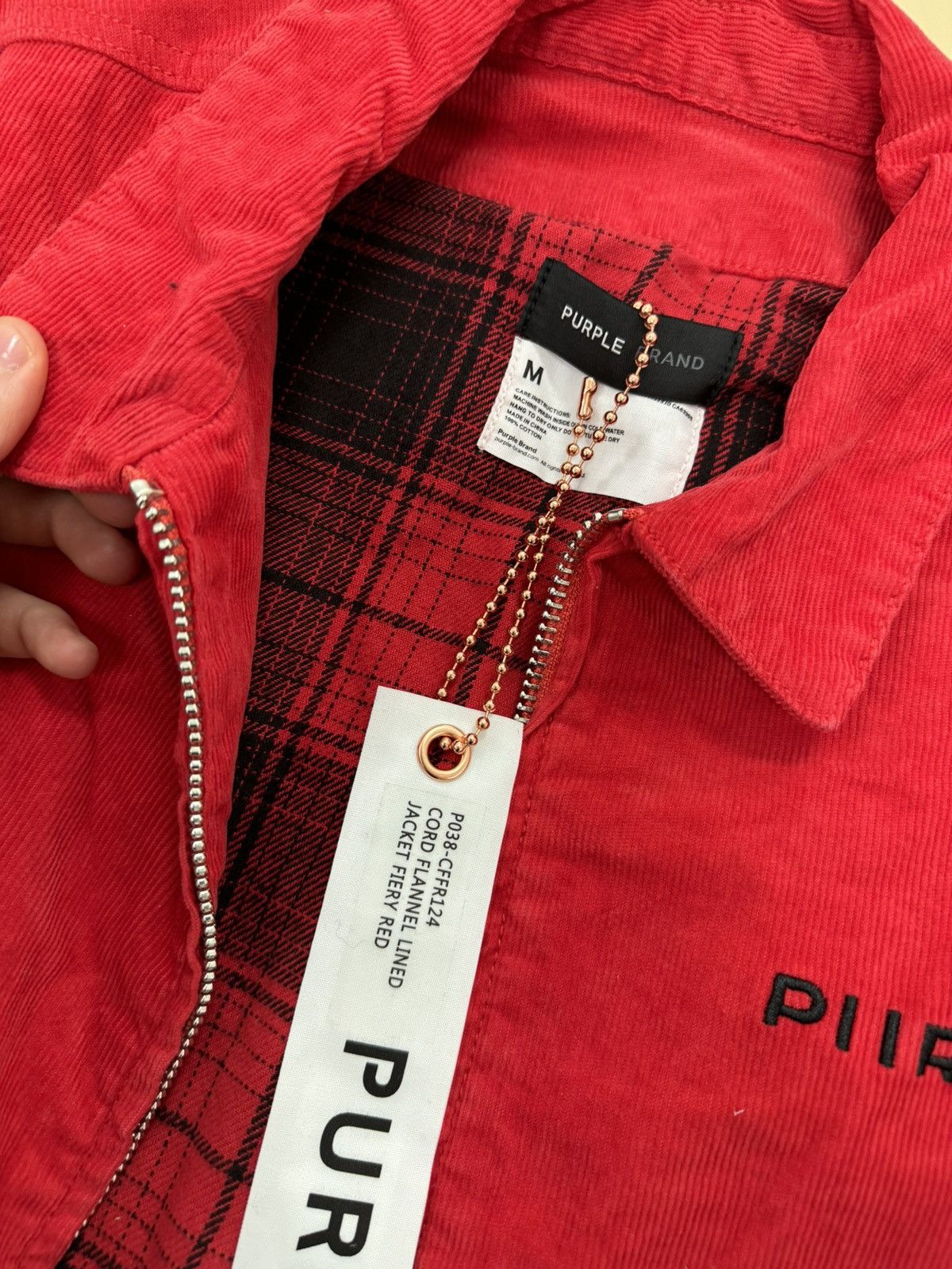 Purple Brand Purple Brand Red Jacket Flannel Size US M / EU 48-50 / 2 - 3 Thumbnail