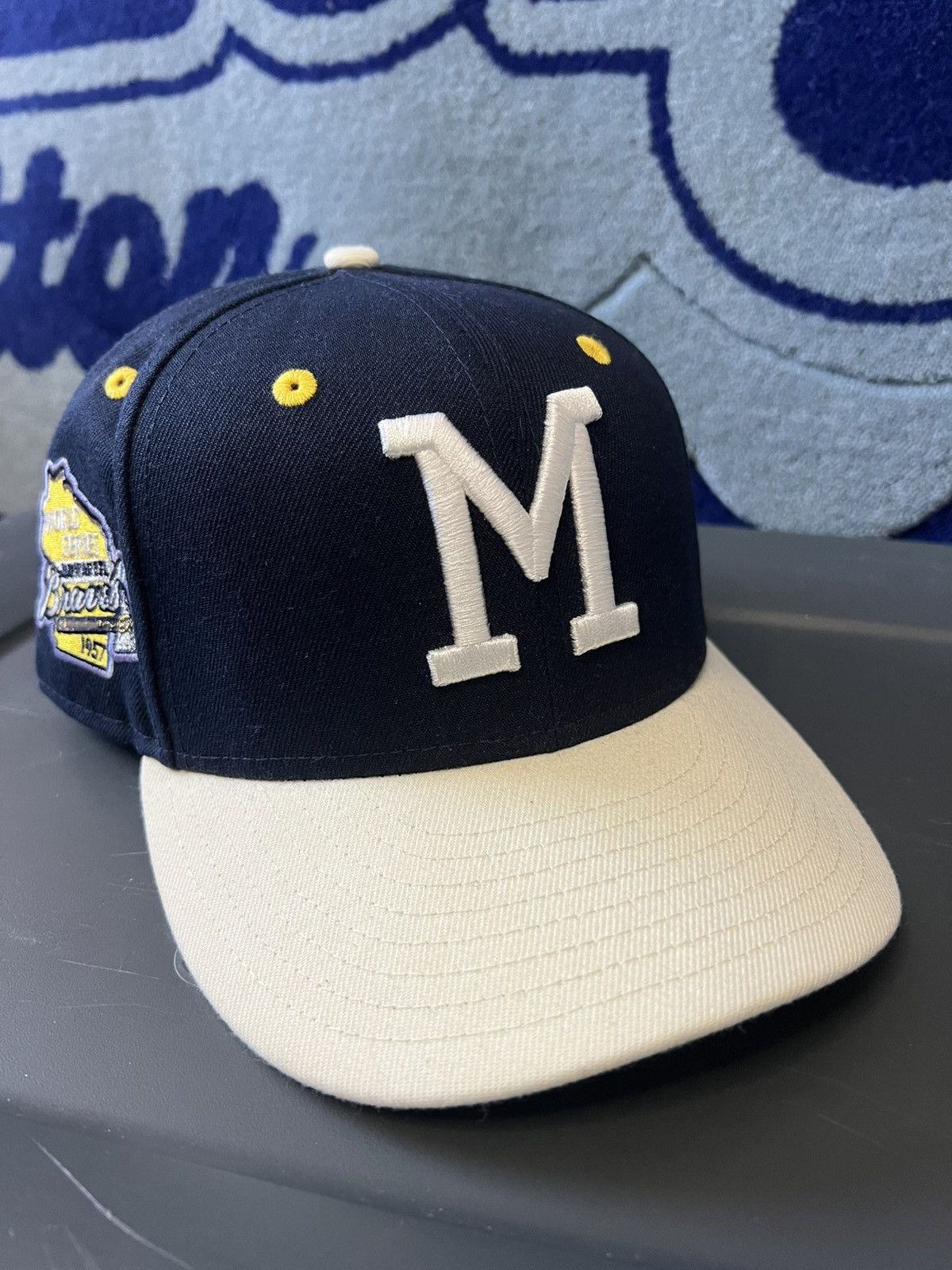 New Era New Era Milwaukee Braves Hat Size ONE SIZE - 2 Thumbnail