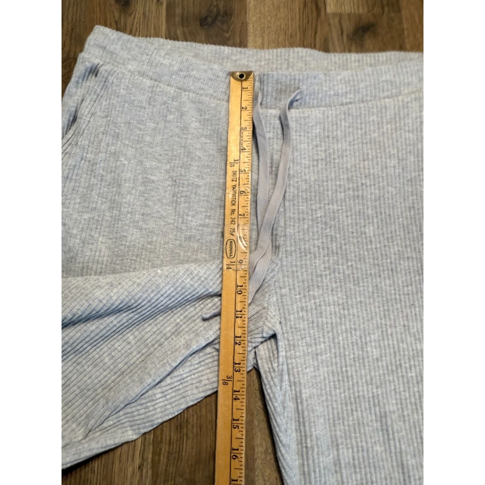 Avia AVIA Pants Women's XL Gray Sweatpants Tie Waist Casual Size 40" / US 18 - 7 Thumbnail