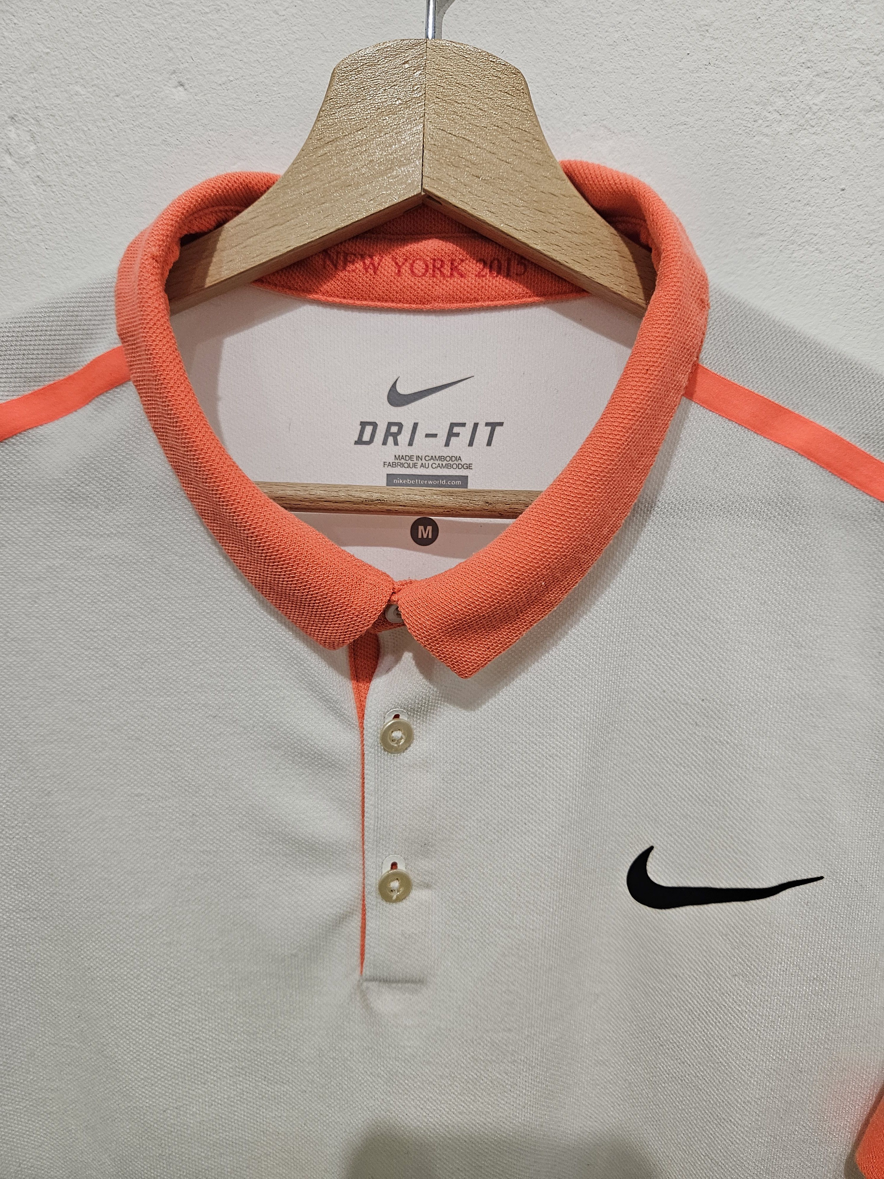 Nike NIKE RF ROGER FEDERER US OPEN NEW YORK 2015 SIZE M POLO Size US M / EU 48-50 / 2 - 2 Thumbnail