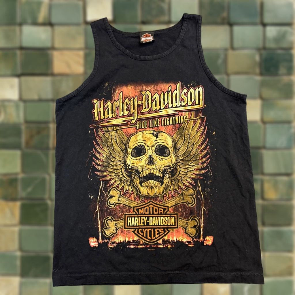 Harley Davidson Harley-Davidson Tank Top Pittsburgh Men’s Med Black Ride The Lightning 2017 T-Shirt Size US M / EU 48-50 / 2 - 1 Thumbnail