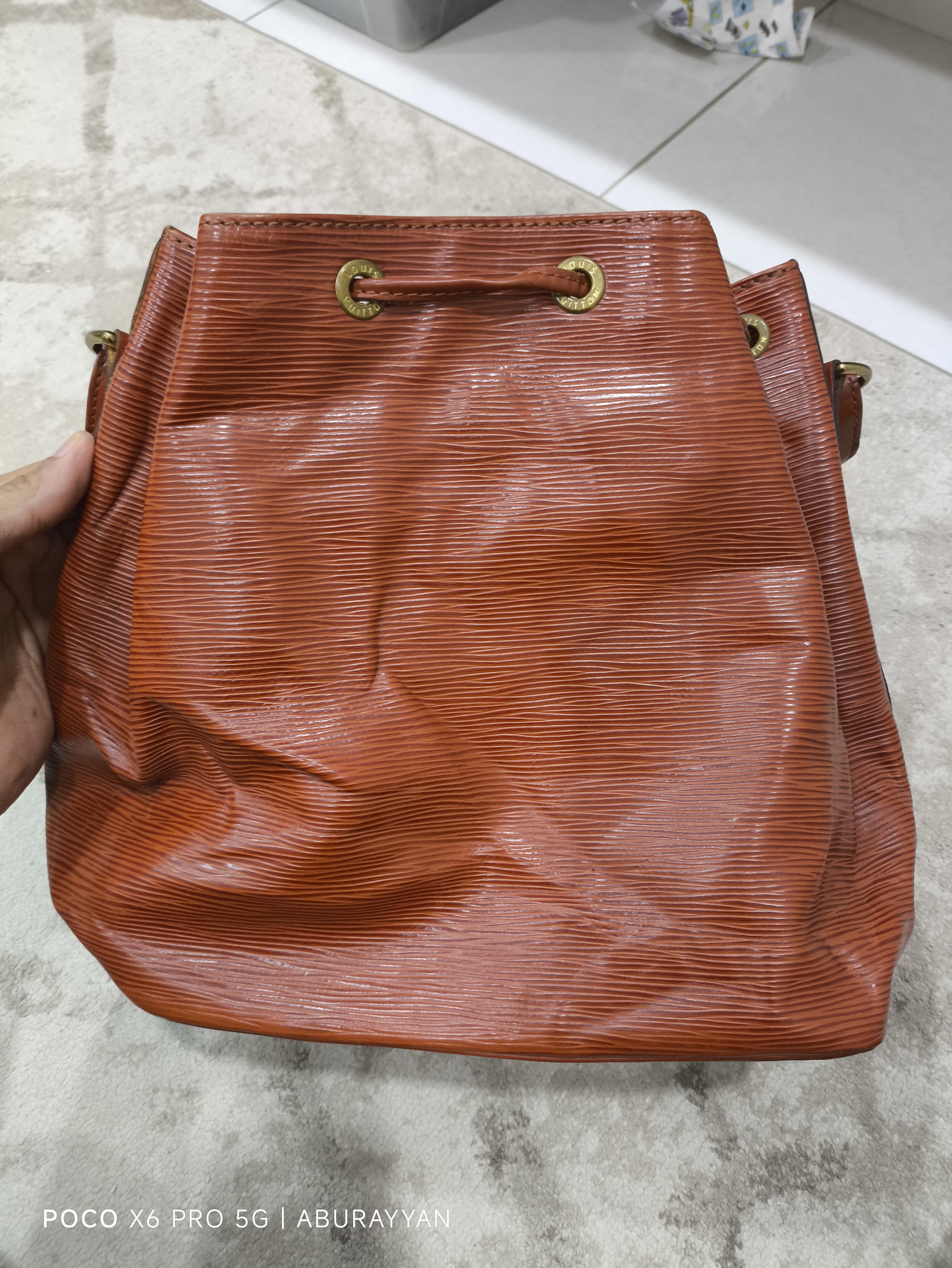 Louis Vuitton Louis Vuitton Brown Epi Leather Petit Noe Shoulder Bag Size ONE SIZE - 4 Thumbnail