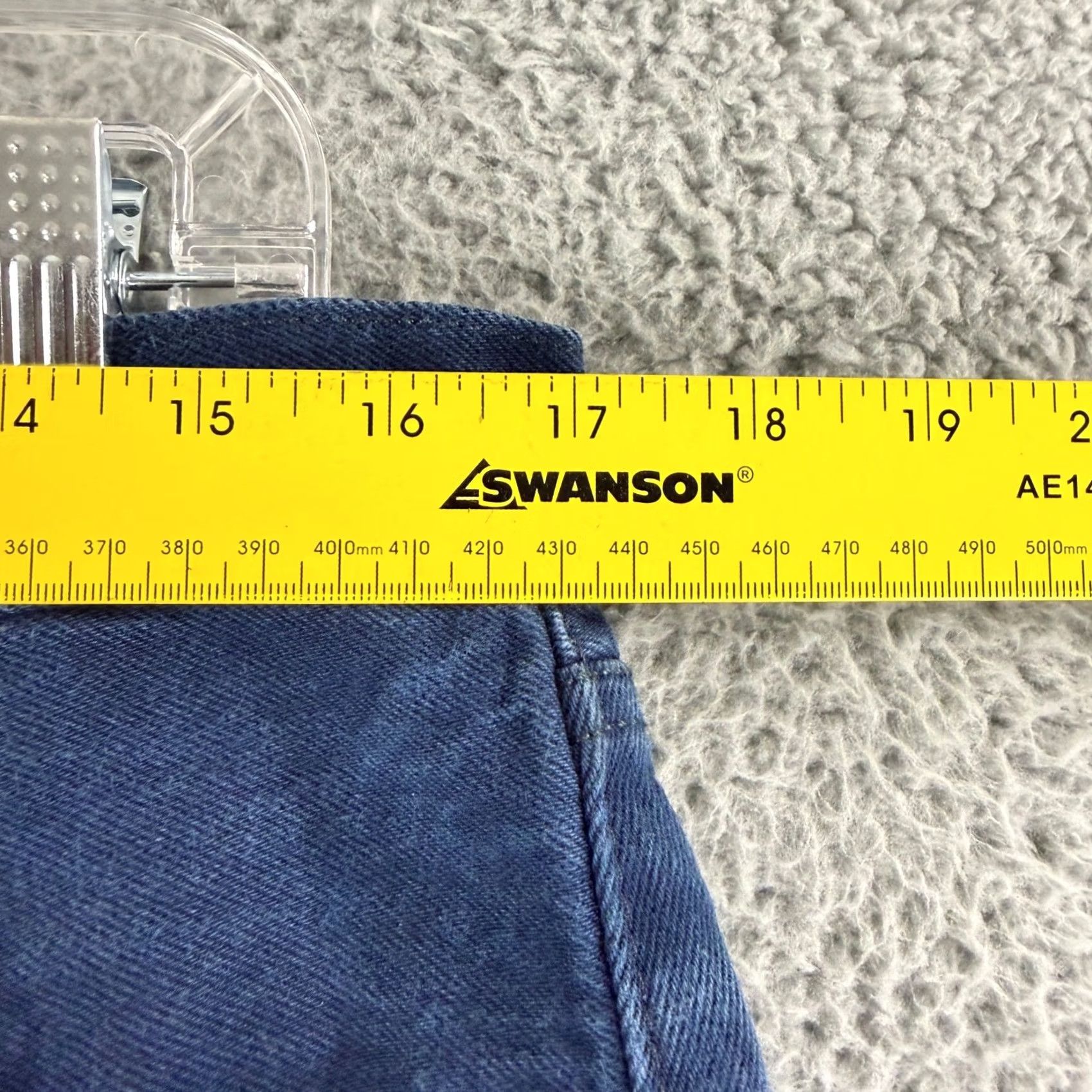 Levi's VINTAGE Levis 501 Original Fit Jeans Mens 36x30 Blue Straight Leg Button Fly Denim Size US 36 / EU 52 - 5 Thumbnail
