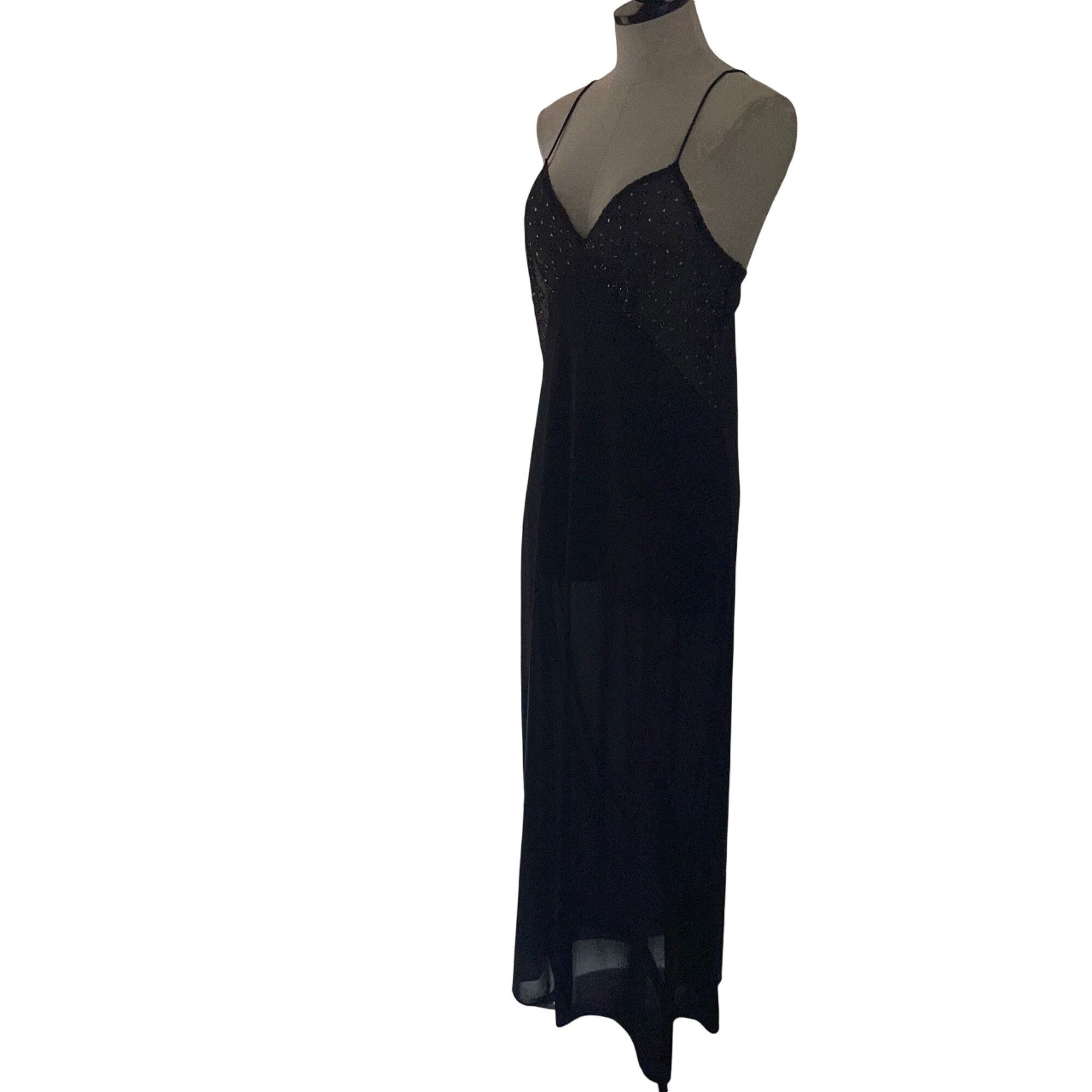 Sears Sears Vintage Womens Nightgown Size Medium Black Size M / US 6-8 / IT 42-44 - 3 Thumbnail