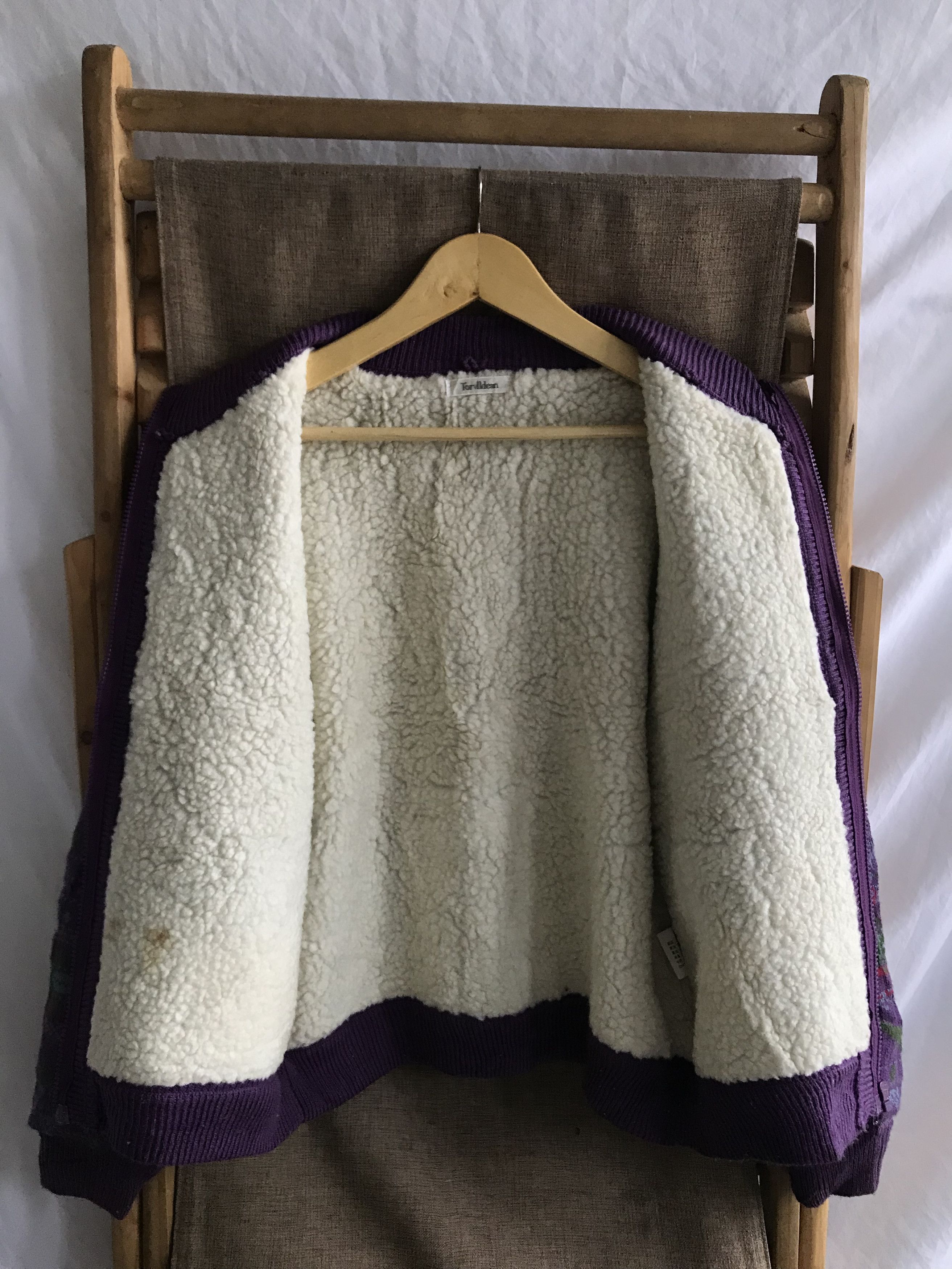 Japanese Brand Torvlldean Japanese Brand Zip Knitted Sherpa Sweater Size US L / EU 52-54 / 3 - 4 Thumbnail