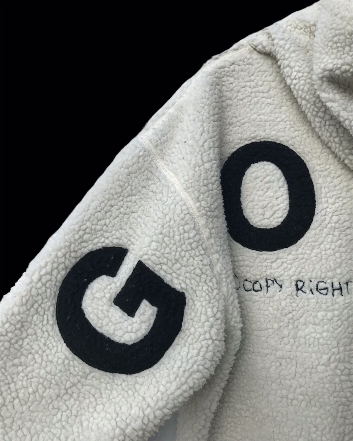 Krooked Mark Gonzales Boa Fleece Hoodie Jacket Size US L / EU 52-54 / 3 - 6 Thumbnail