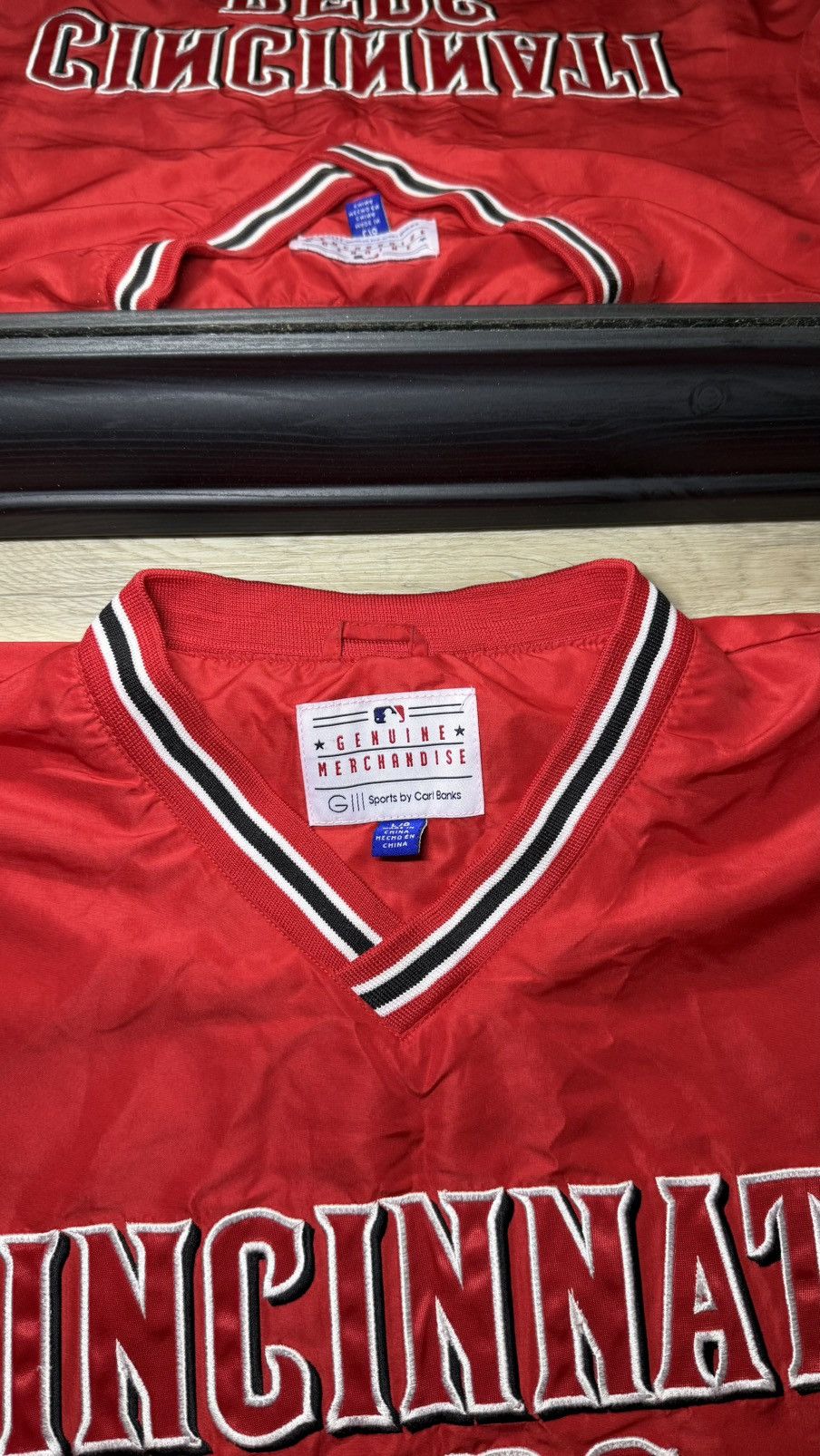 Starter Vintage 1990s Cincinnati Reds MLB Sideline Crewneck Size US L / EU 52-54 / 3 - 6 Thumbnail