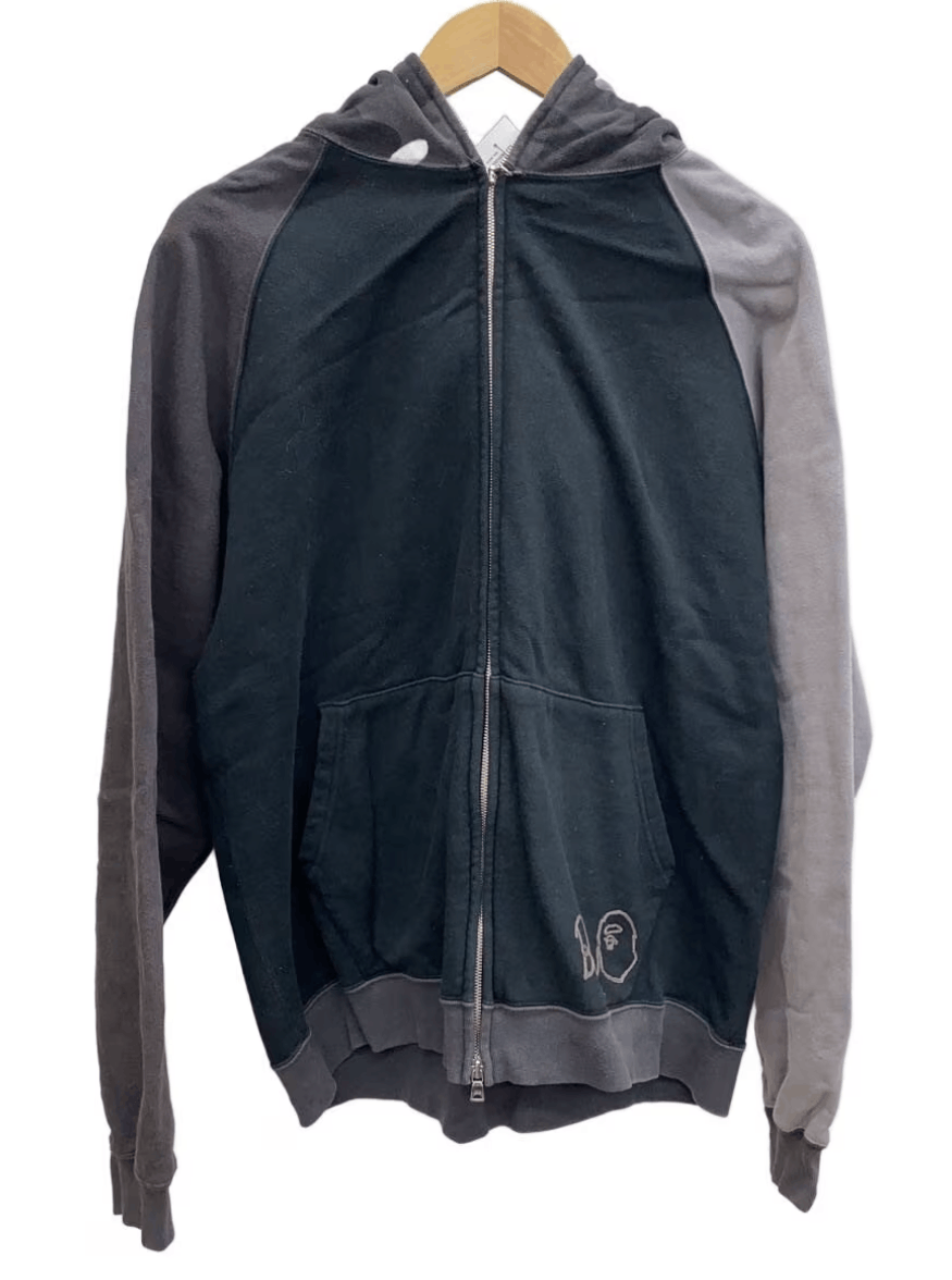 Bape Bape Black Gray Crazy Camo Full Zip Hoodie Size US M / EU 48-50 / 2 - 1 Thumbnail
