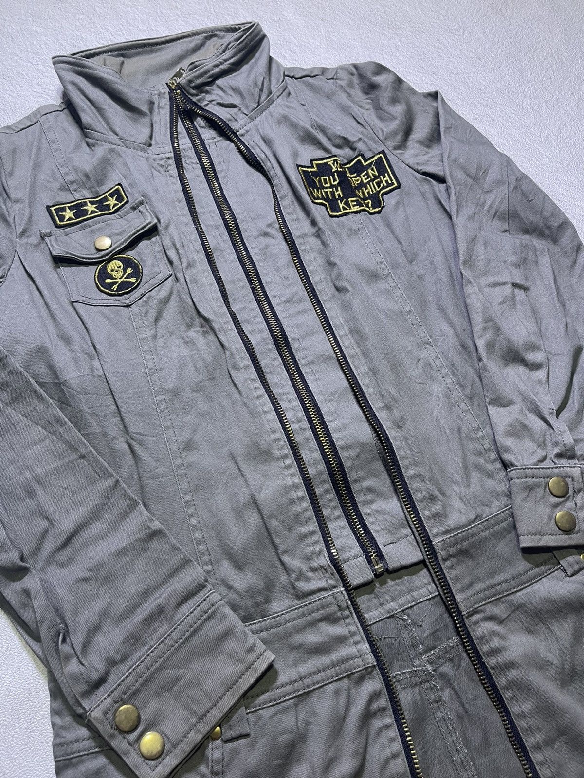 Japanese Brand VINTAGE Y2K THE SECAET DOOR parka jacket Size US S / EU 44-46 / 1 - 3 Thumbnail