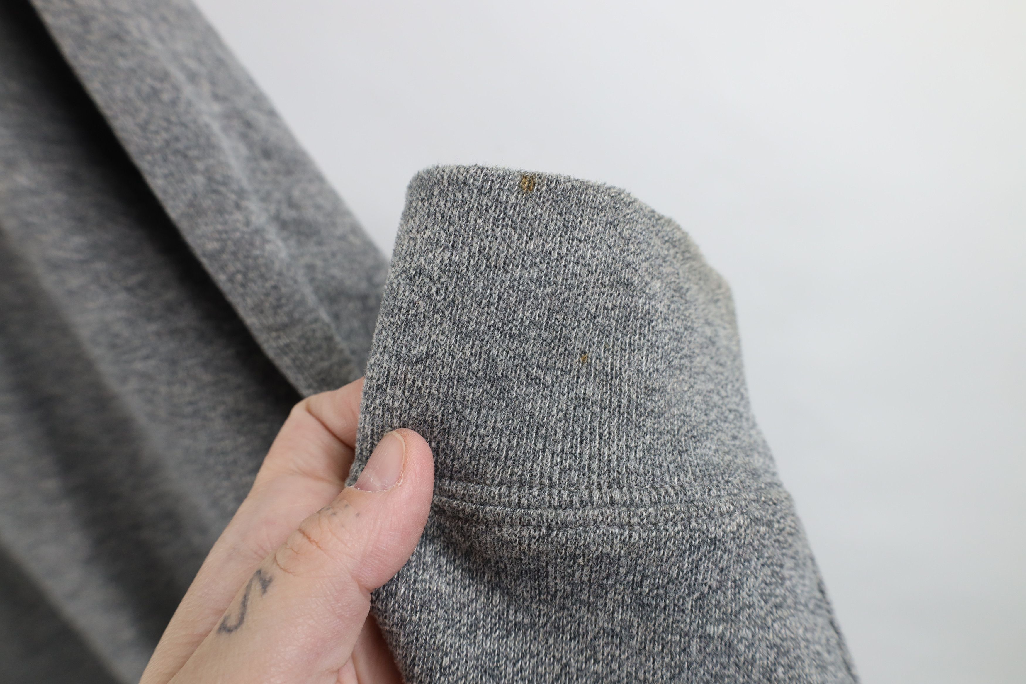 Ralph Lauren × Vintage Vintage Ralph Lauren Knit Half Zip Pullover Sweater Gray Size US L / EU 52-54 / 3 - 9 Thumbnail