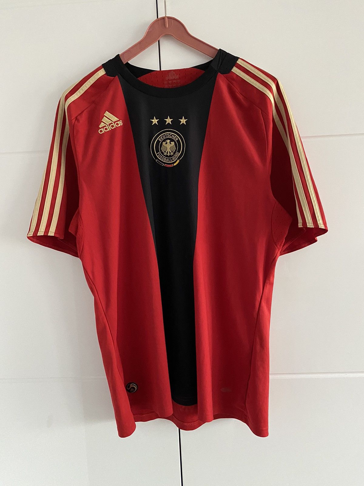 Adidas T-Shirt Adidas Deutscher 07/08 Jersey,Blockcore Size US L / EU 52-54 / 3 - 1 Thumbnail