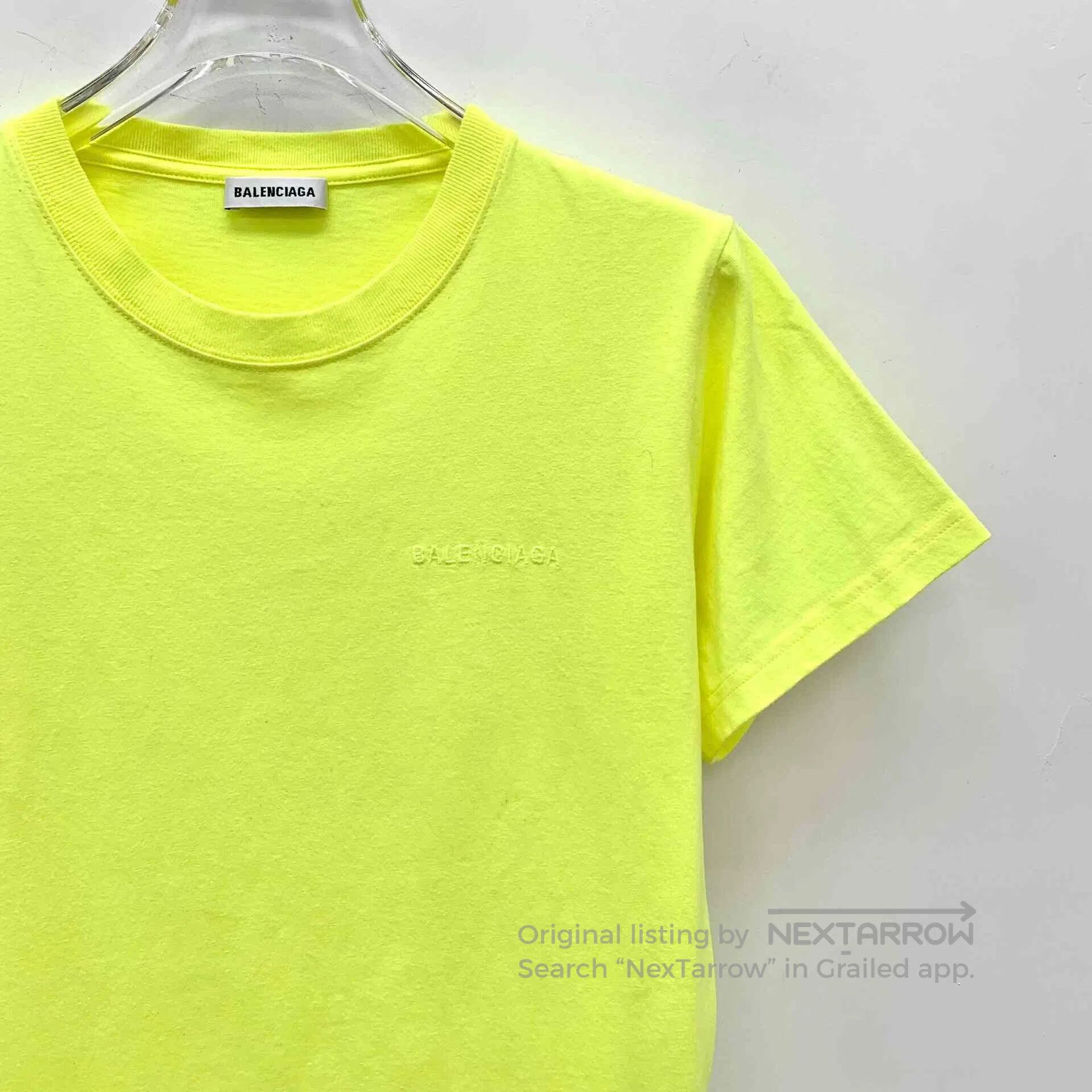 Balenciaga Balenciaga Logo Embroidery Cotton T-Shirt. Size US M / EU 48-50 / 2 - 3 Thumbnail