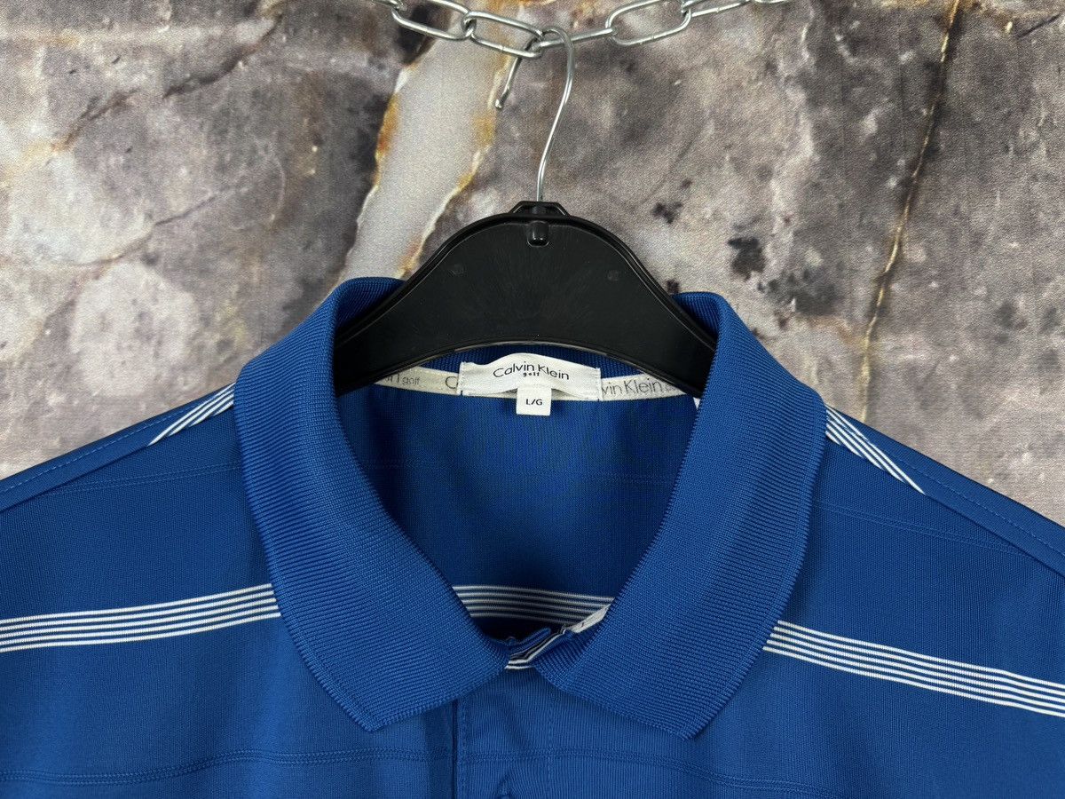 Calvin Klein Men’s Calvin Klein Golf Polo Shirt Striped Sportswear Size L Size US L / EU 52-54 / 3 - 6 Thumbnail
